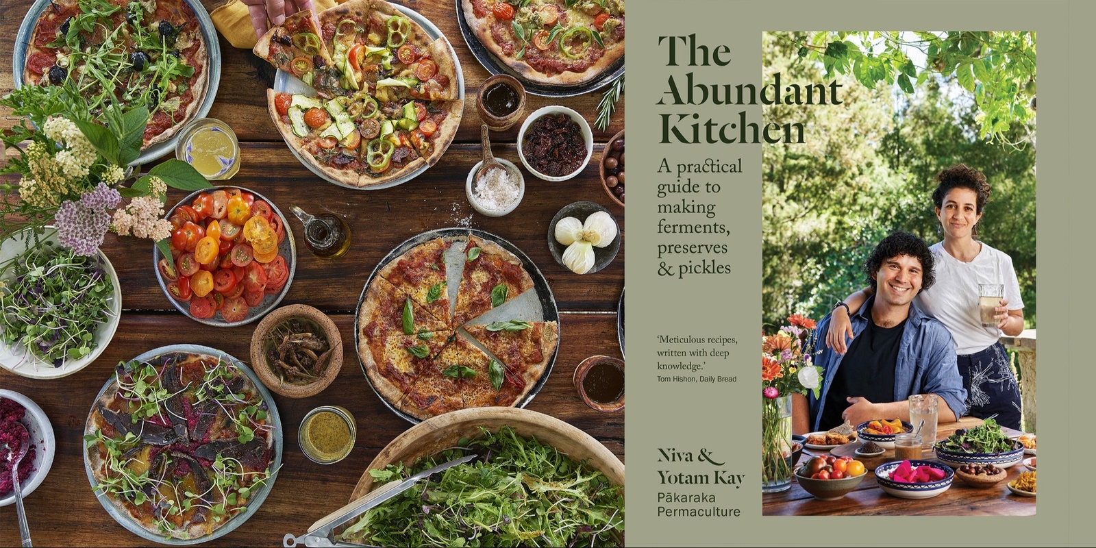 Banner image for The Abundant Kitchen -  An Evening with Yotam and Niva Kay