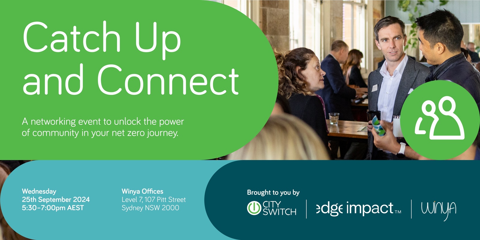 Banner image for CitySwitch: Catch Up and Connect networking event