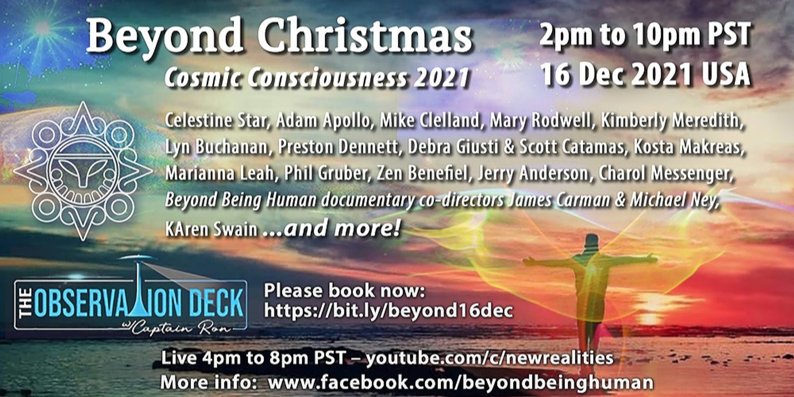 Banner image for Beyond Christmas – Cosmic Consciousness 2021