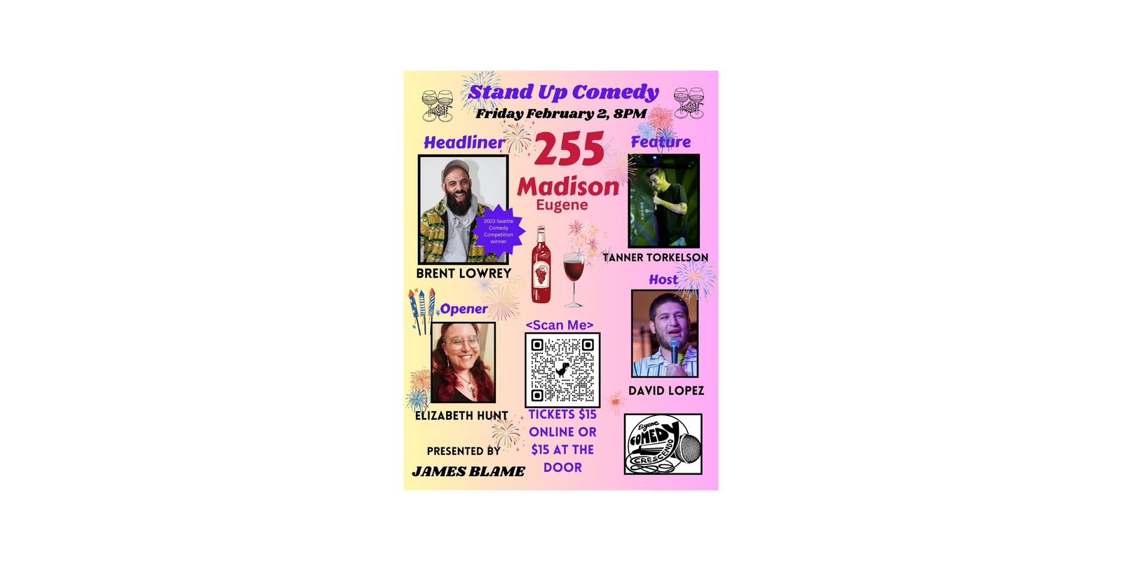 Banner image for Comedy at 255 Madison