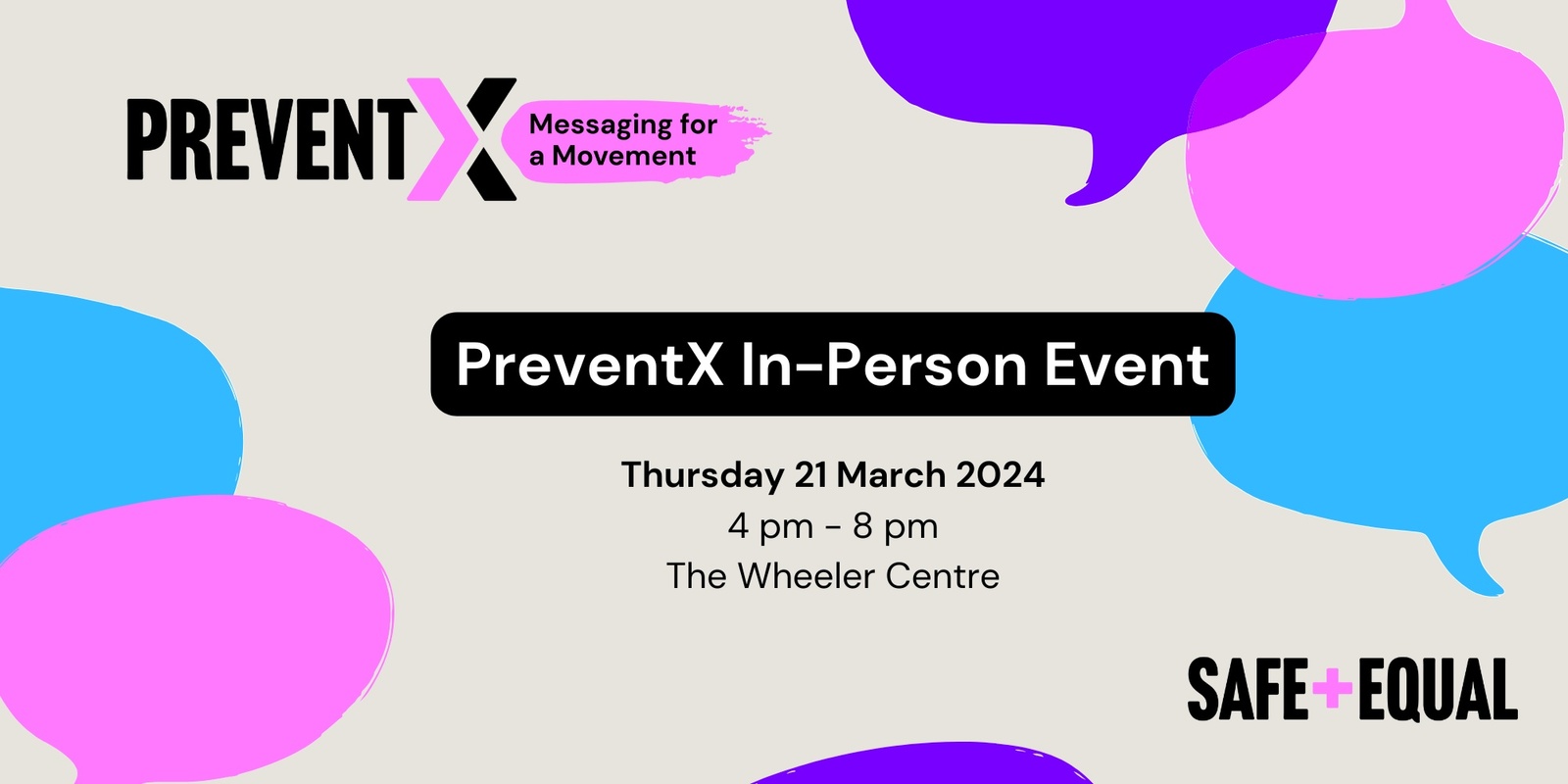 Banner image for PreventX In-person Event