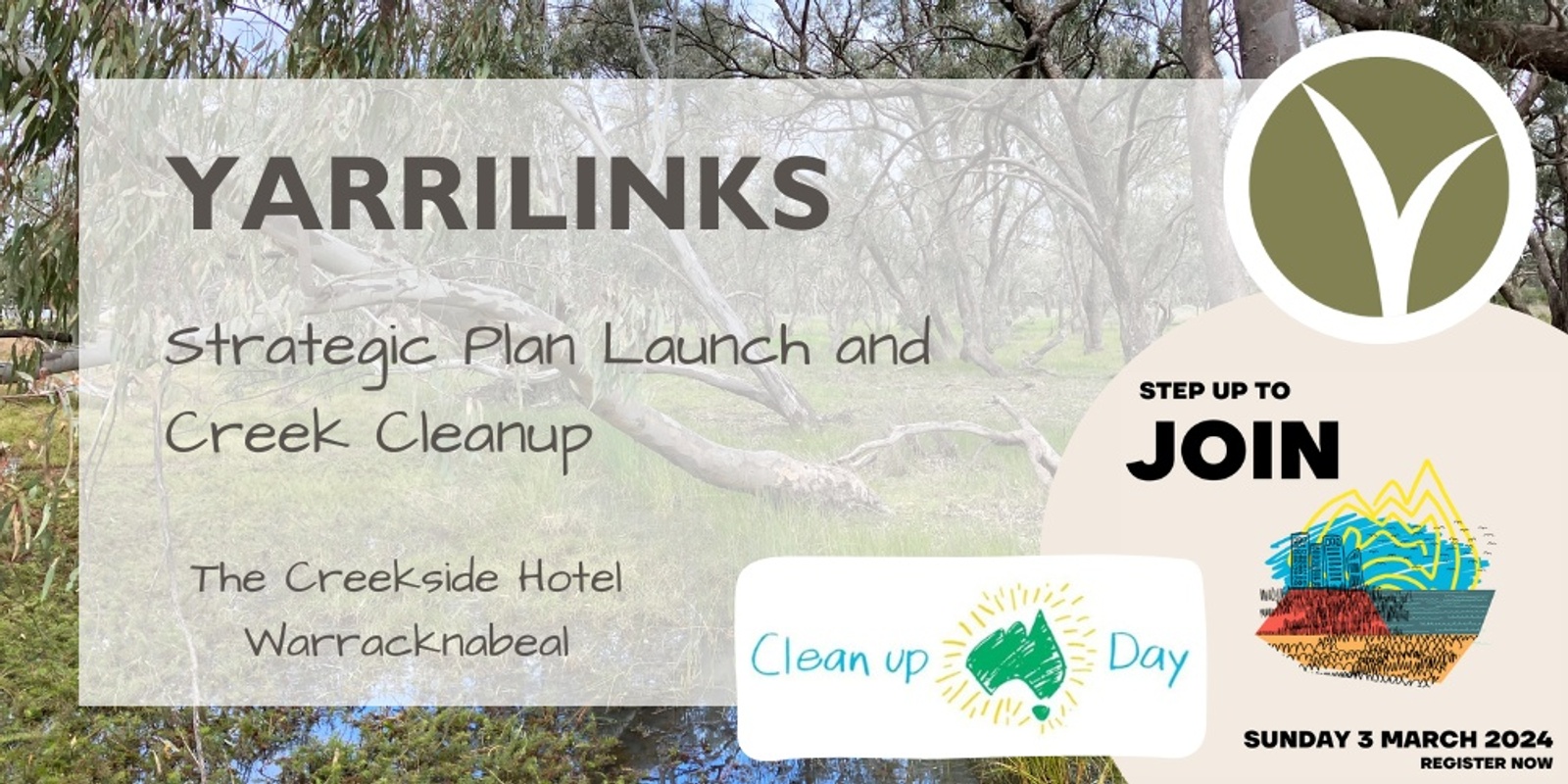 Banner image for Yarrilinks Strategic Plan Launch and Creek Clean Up