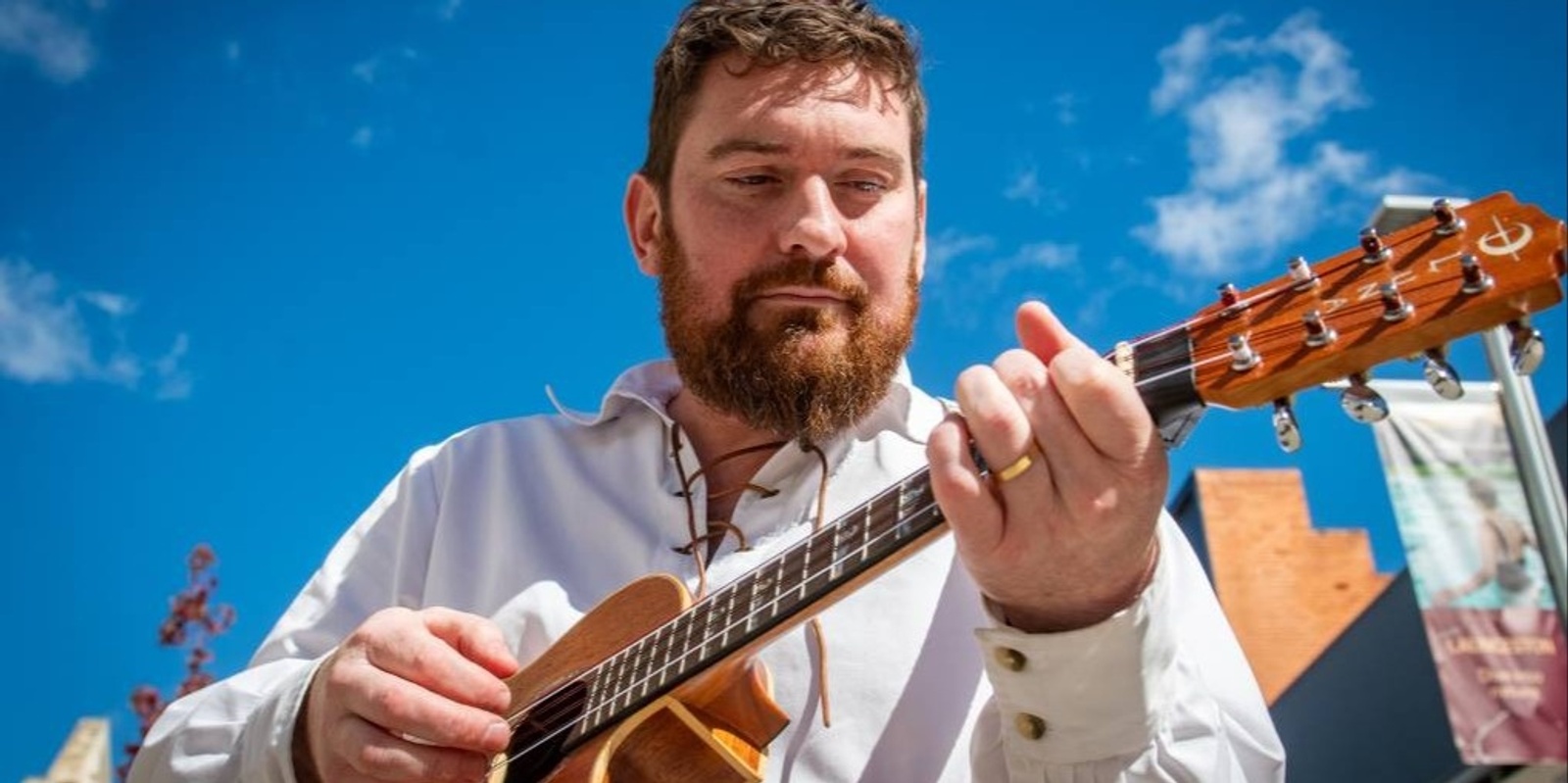 Banner image for The Ukulele Scotsman Presents "Strumming with Bite" Ukulele Workshop 1pm-3pm