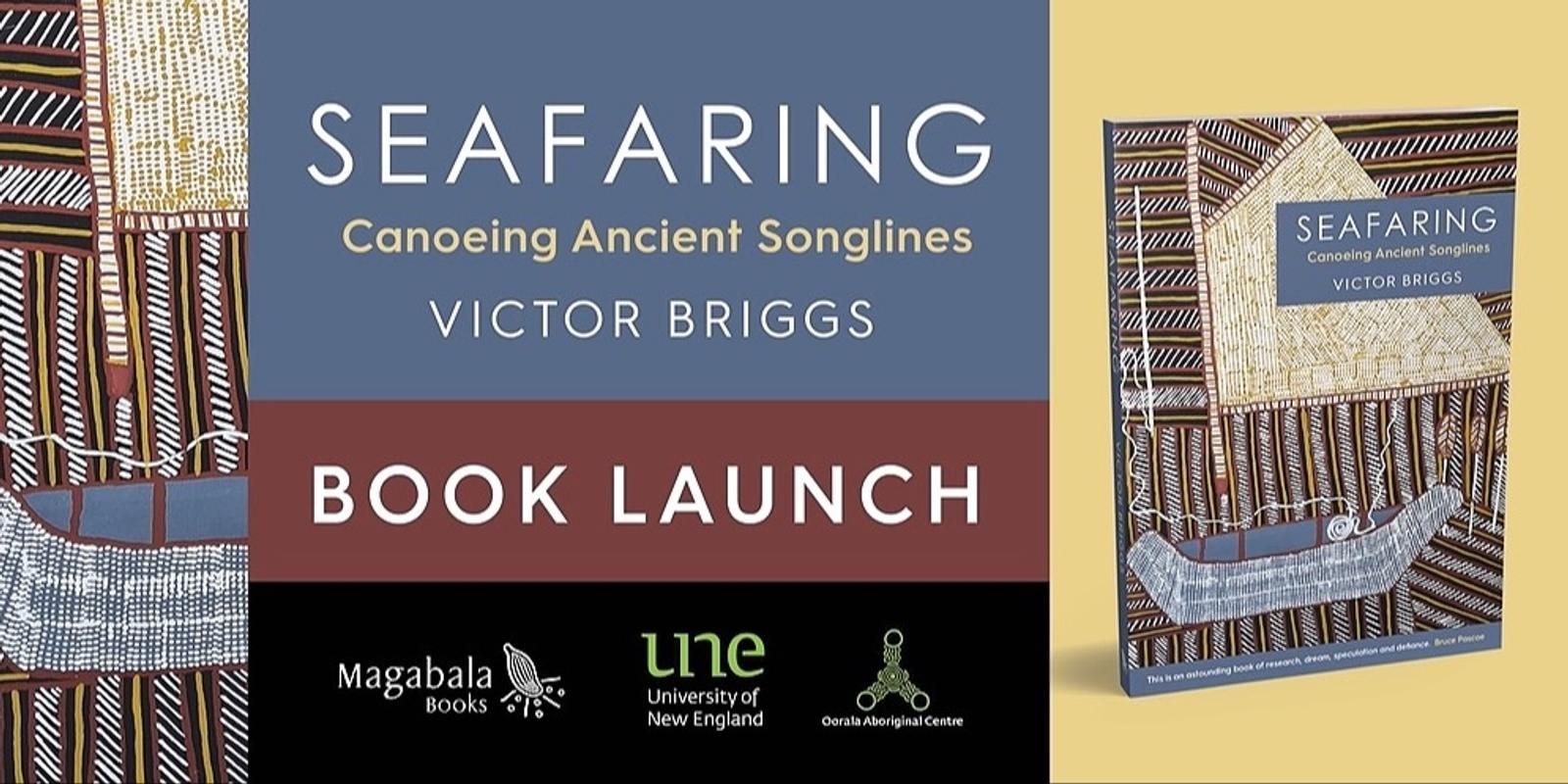 Banner image for Seafaring: Canoeing Ancient Songlines Book Launch