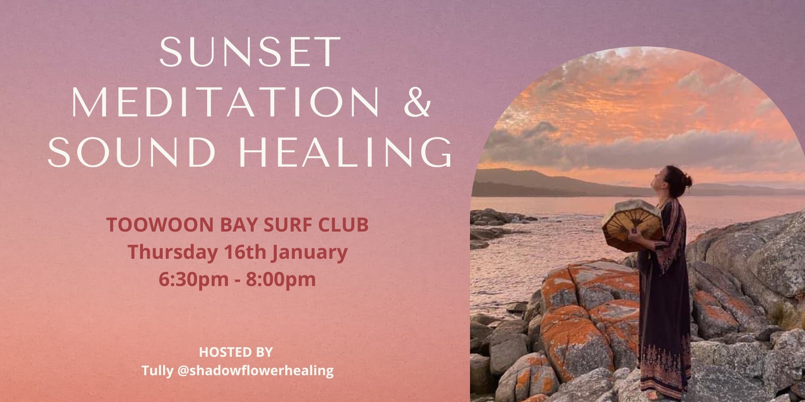 Banner image for Sunset Meditation & Sound Healing