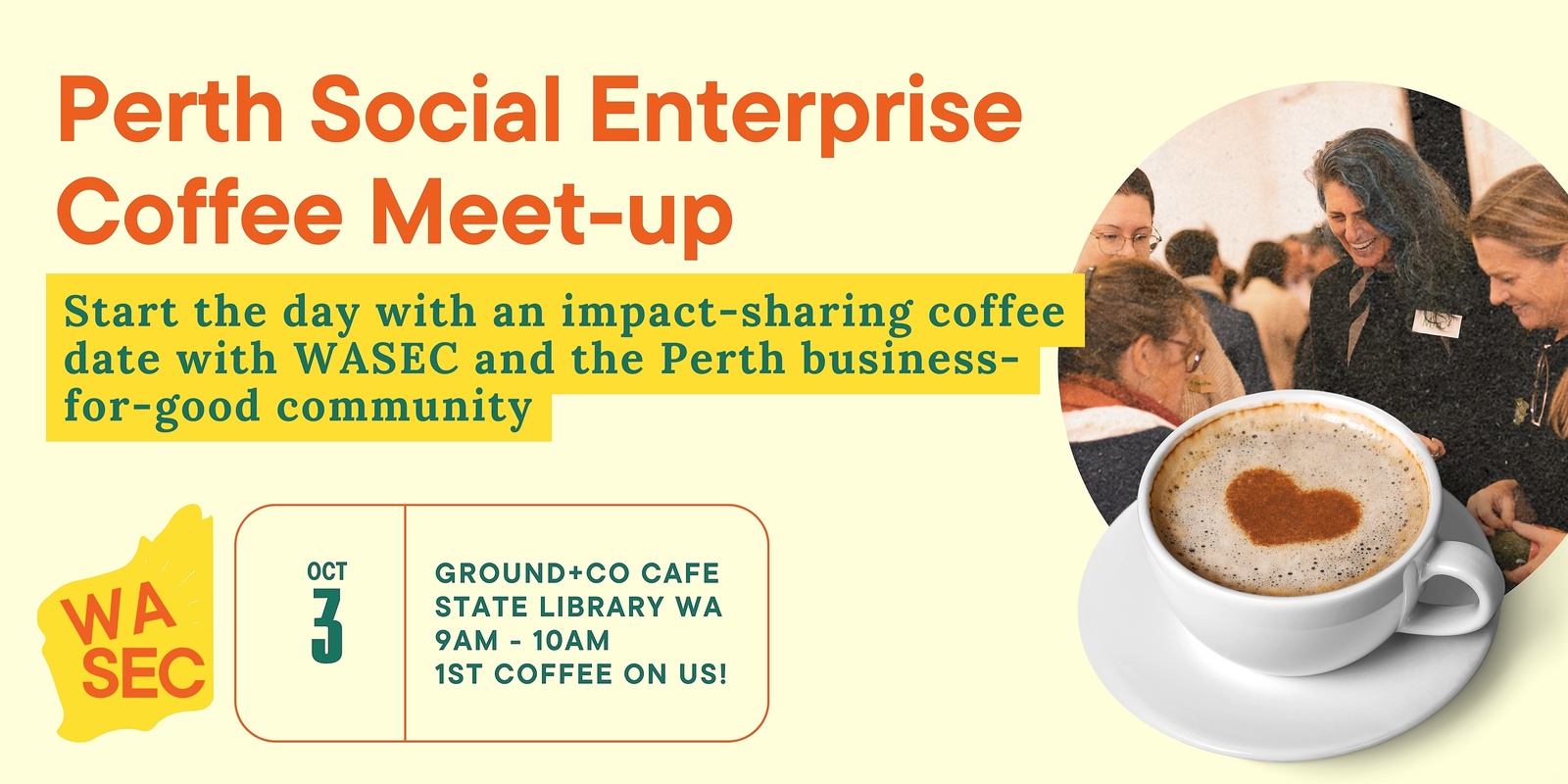 Banner image for Perth Social Enterprise Coffee Meet-up #2