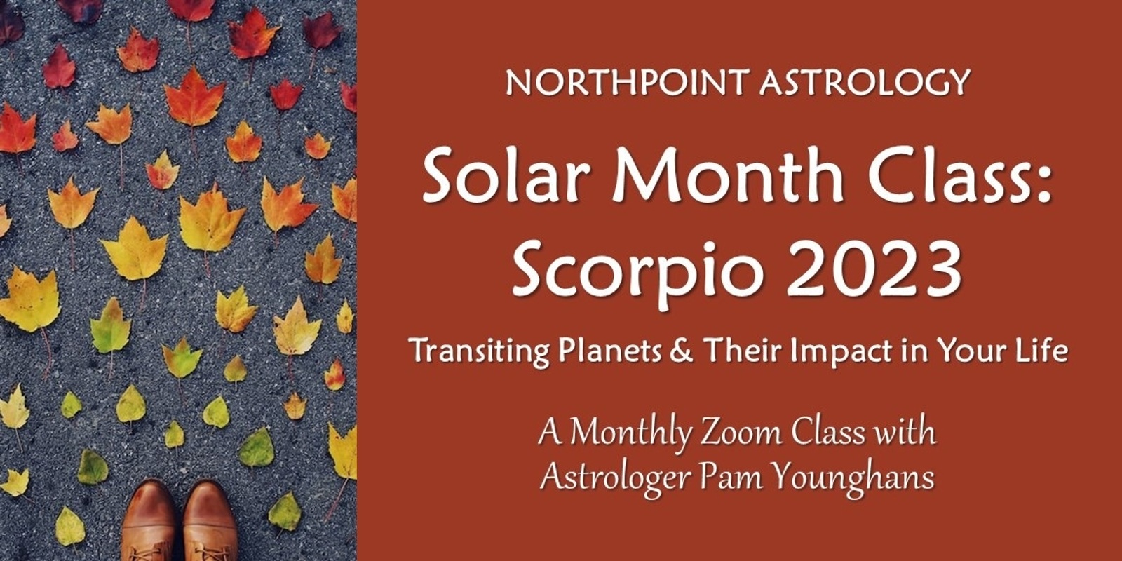 Banner image for Solar Month Class: Scorpio 2023