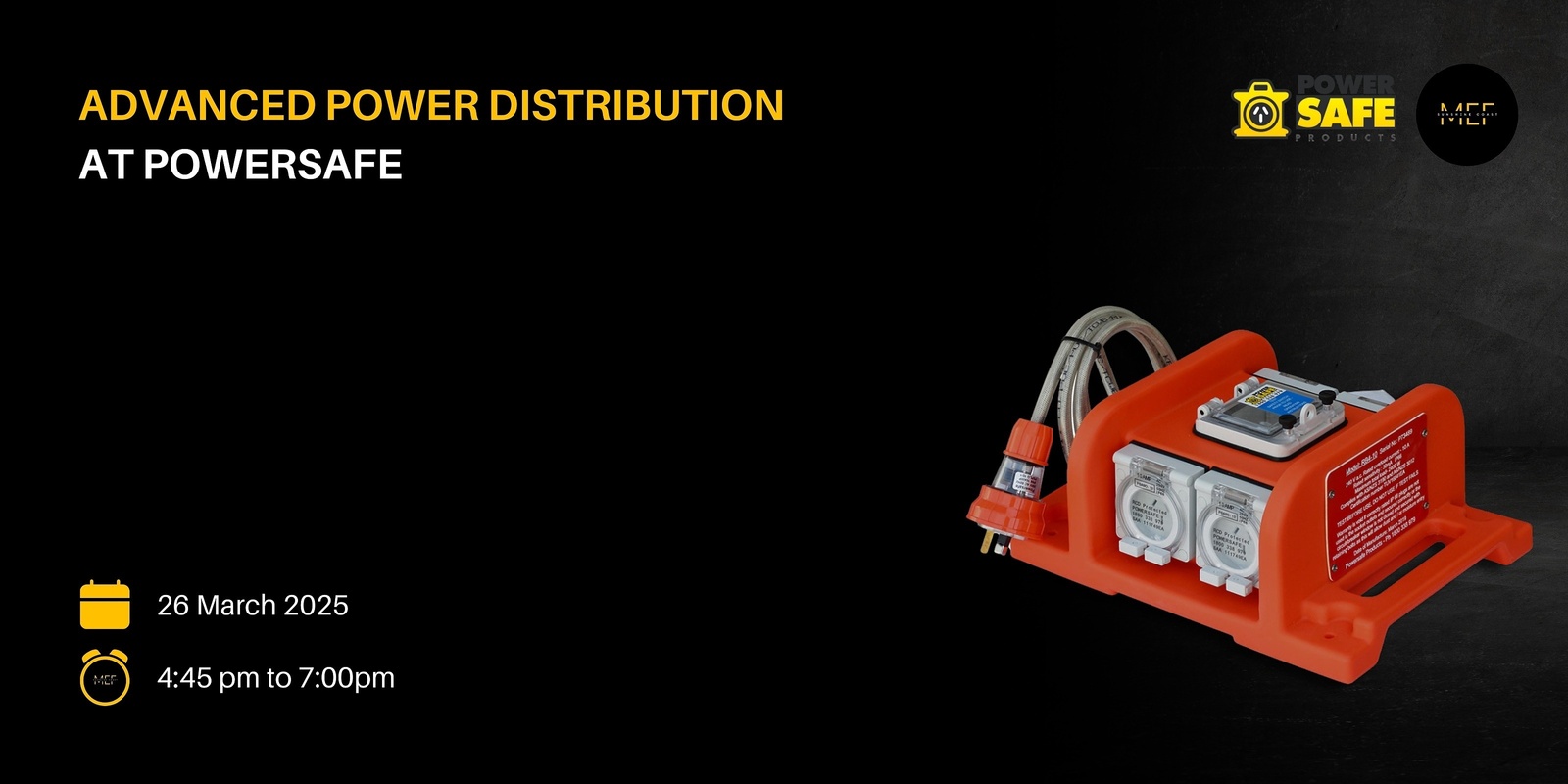 Banner image for Advanced Power Distribution at Powersafe