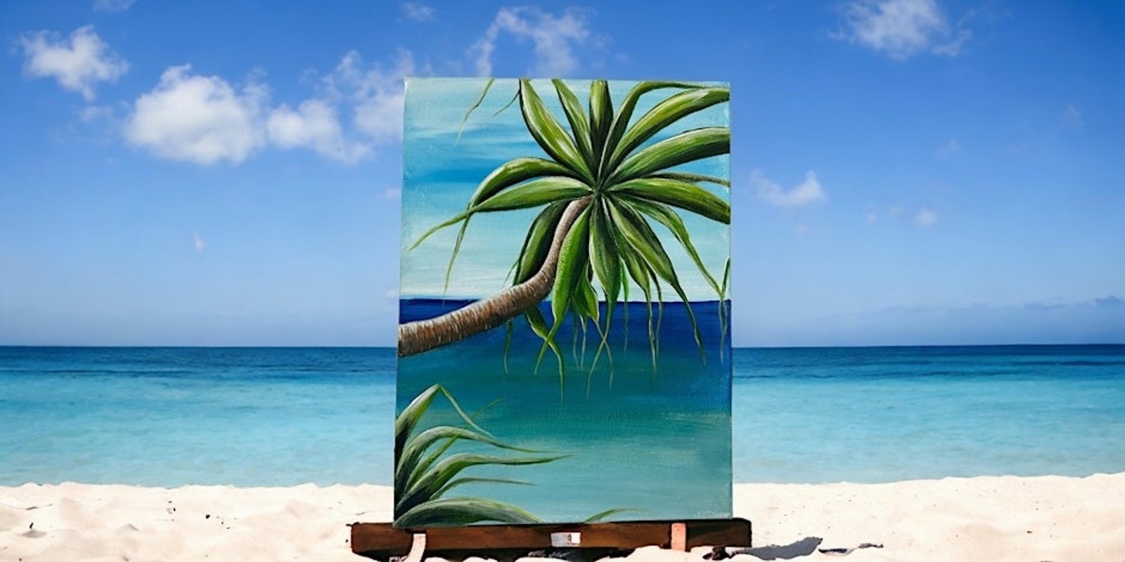 Banner image for Paint and Sip - Pandanus Palm Paradise