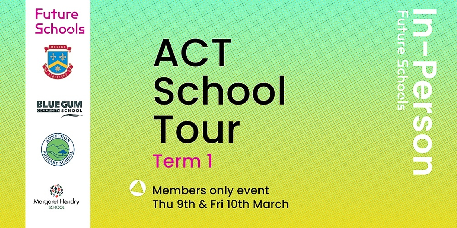 Banner image for Future Schools-  ACT School Tour 9-10 March 2023