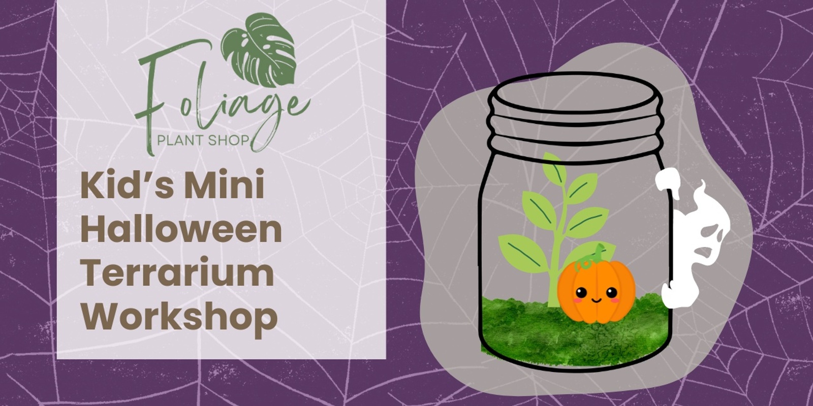 Banner image for Kid's Mini Halloween Terrarium Workshop