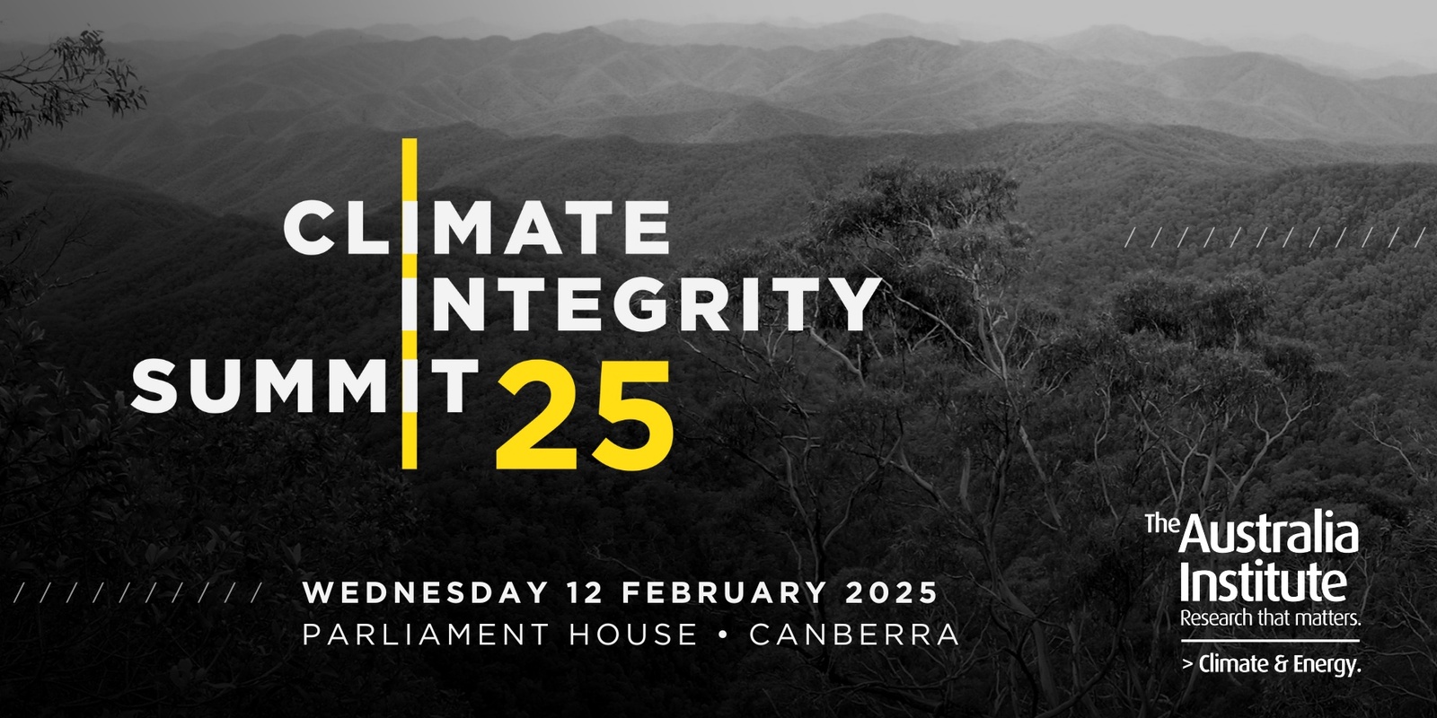 Banner image for Climate Integrity Summit 2025