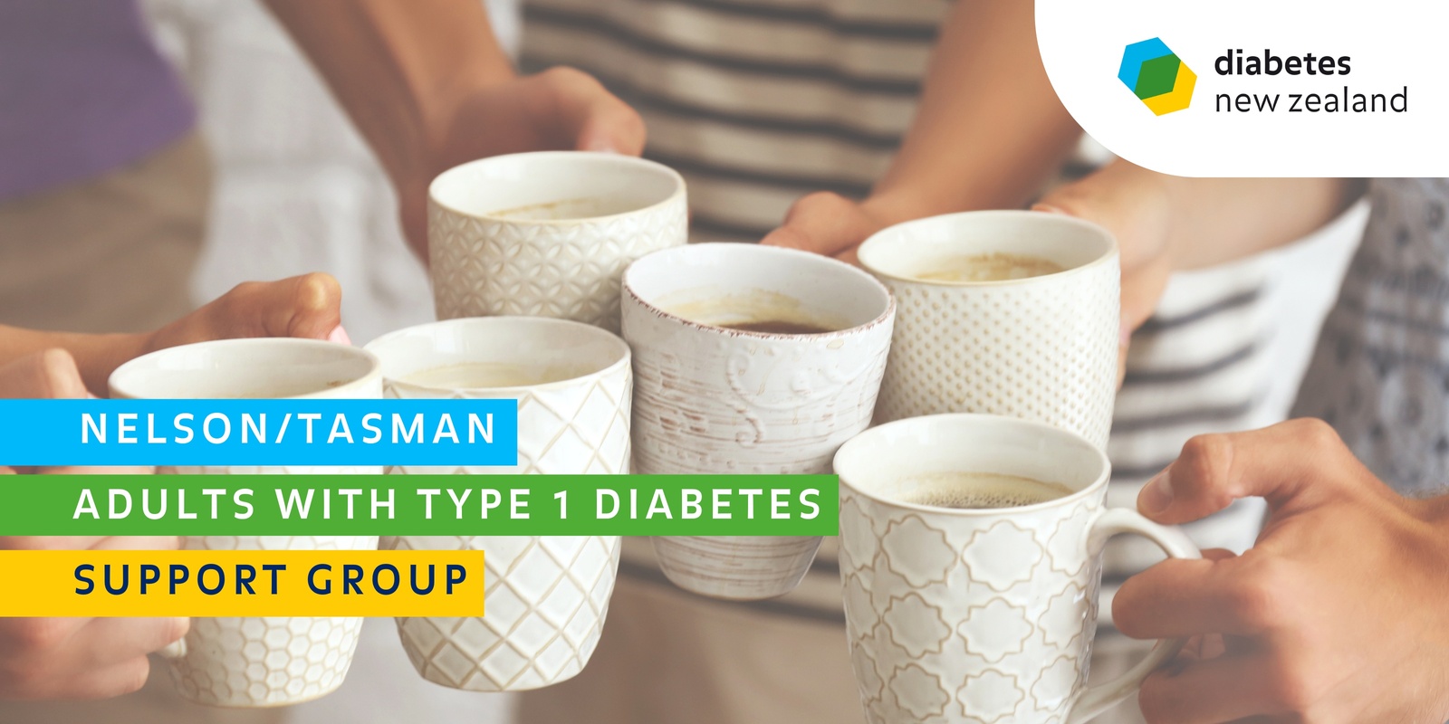 Banner image for Diabetes NZ Nelson: Adults with Type 1 Diabetes Support Group (July 2024)