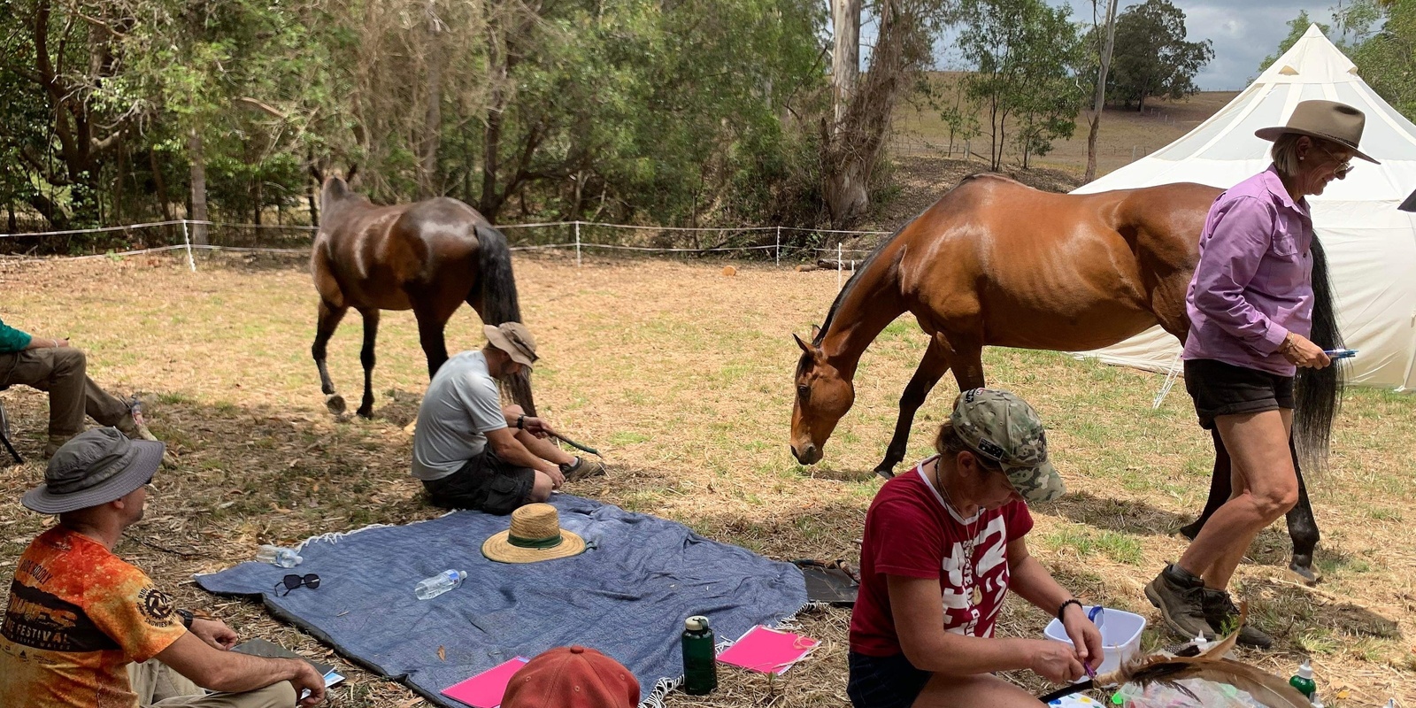 Banner image for Morning Tea with Horses - Connecting Veterans