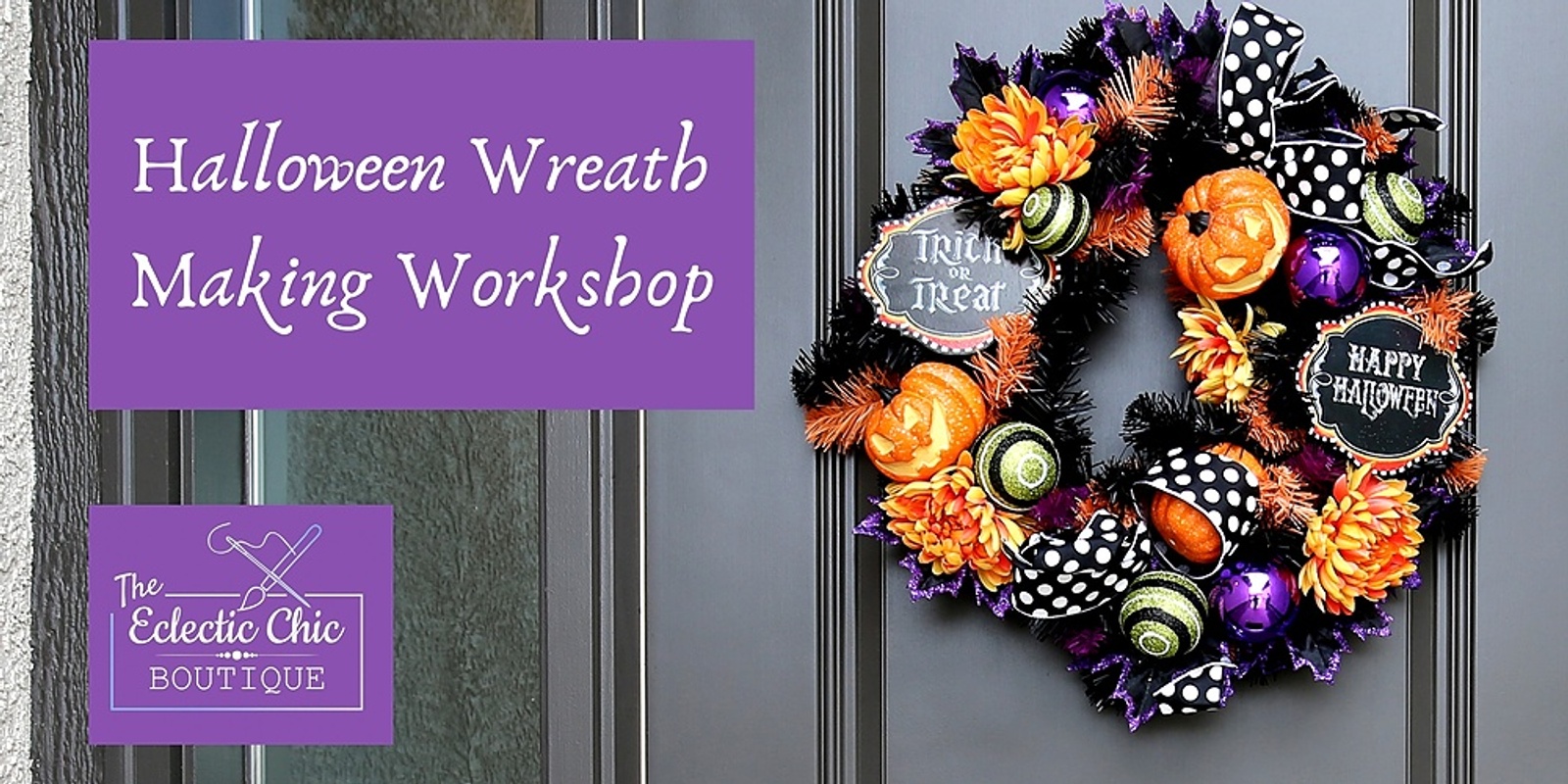 Banner image for Halloween Wreath Making Workshop