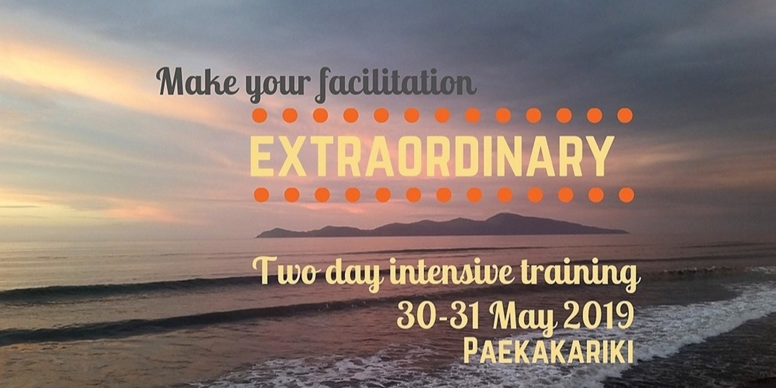 Banner image for Extraordinary Facilitation - two days at the beach