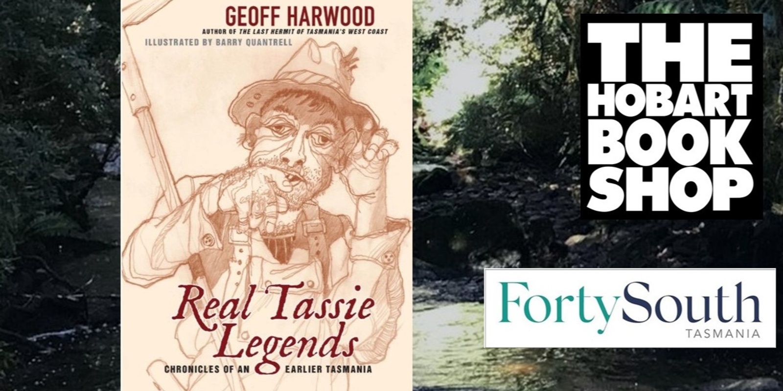 Banner image for Book Launch:  Real Tassie Legends by Geoff Harwood