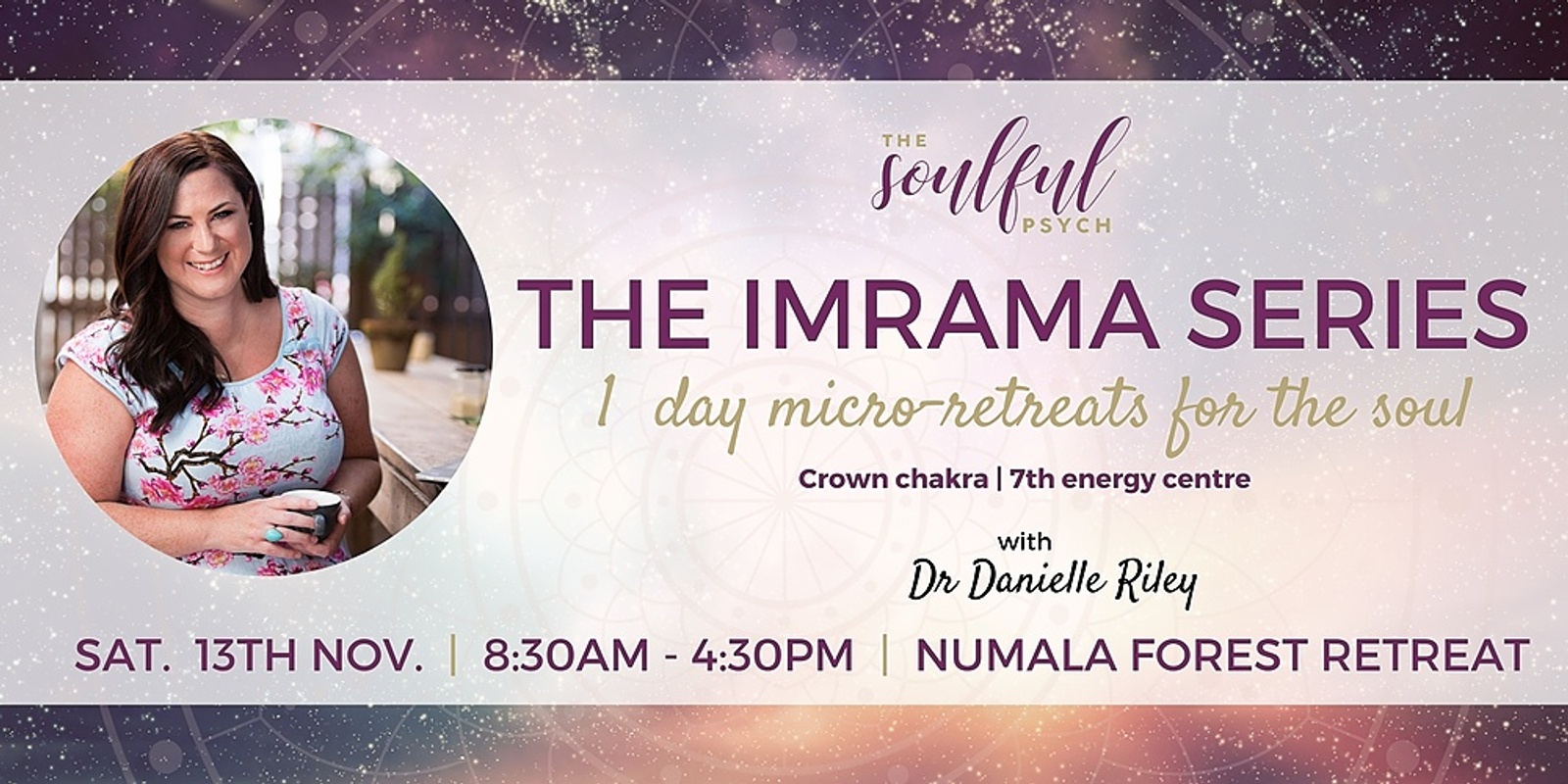 Banner image for Imrama Series: Crown chakra | 7th energy centre
