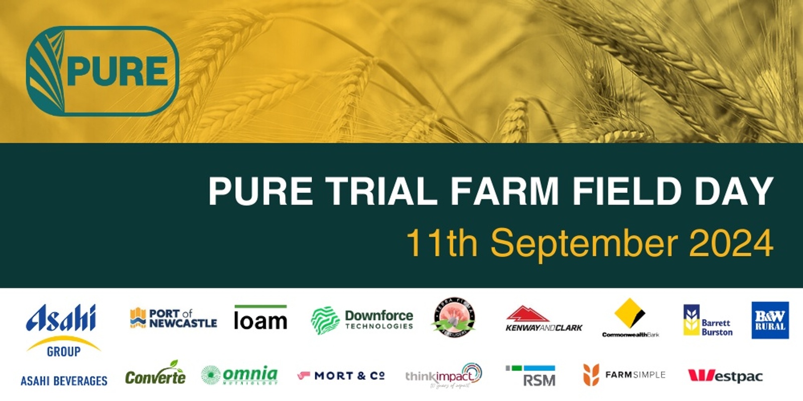 Banner image for PURE Trial Farm Field day