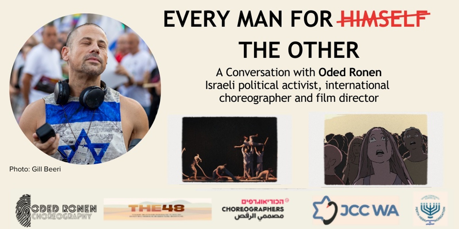 Banner image for Every Man For The Other | A Conversation with Oded Ronen