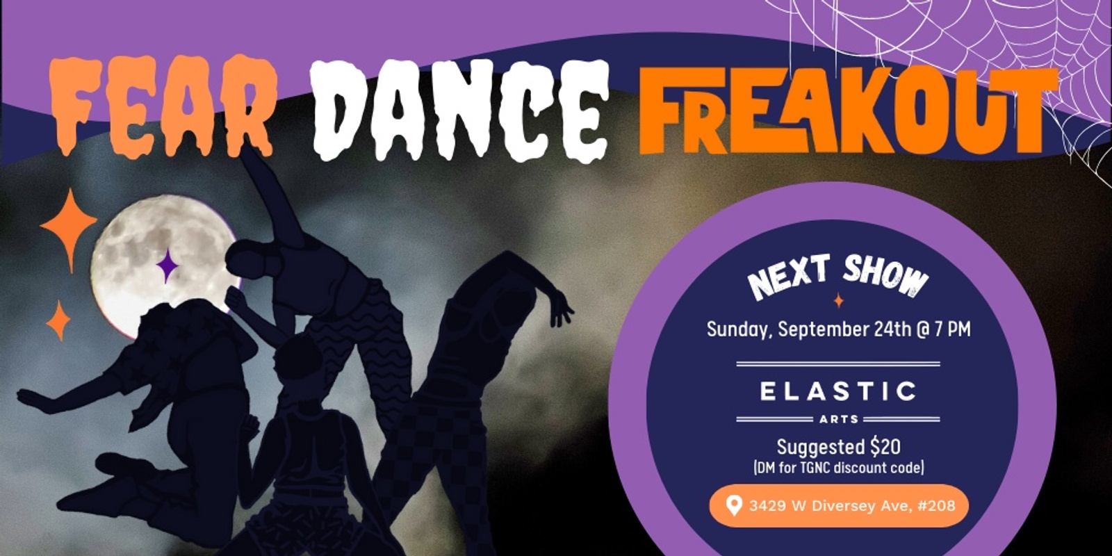 Banner image for Queer Dance Freakout: Halloween Show 🕷️