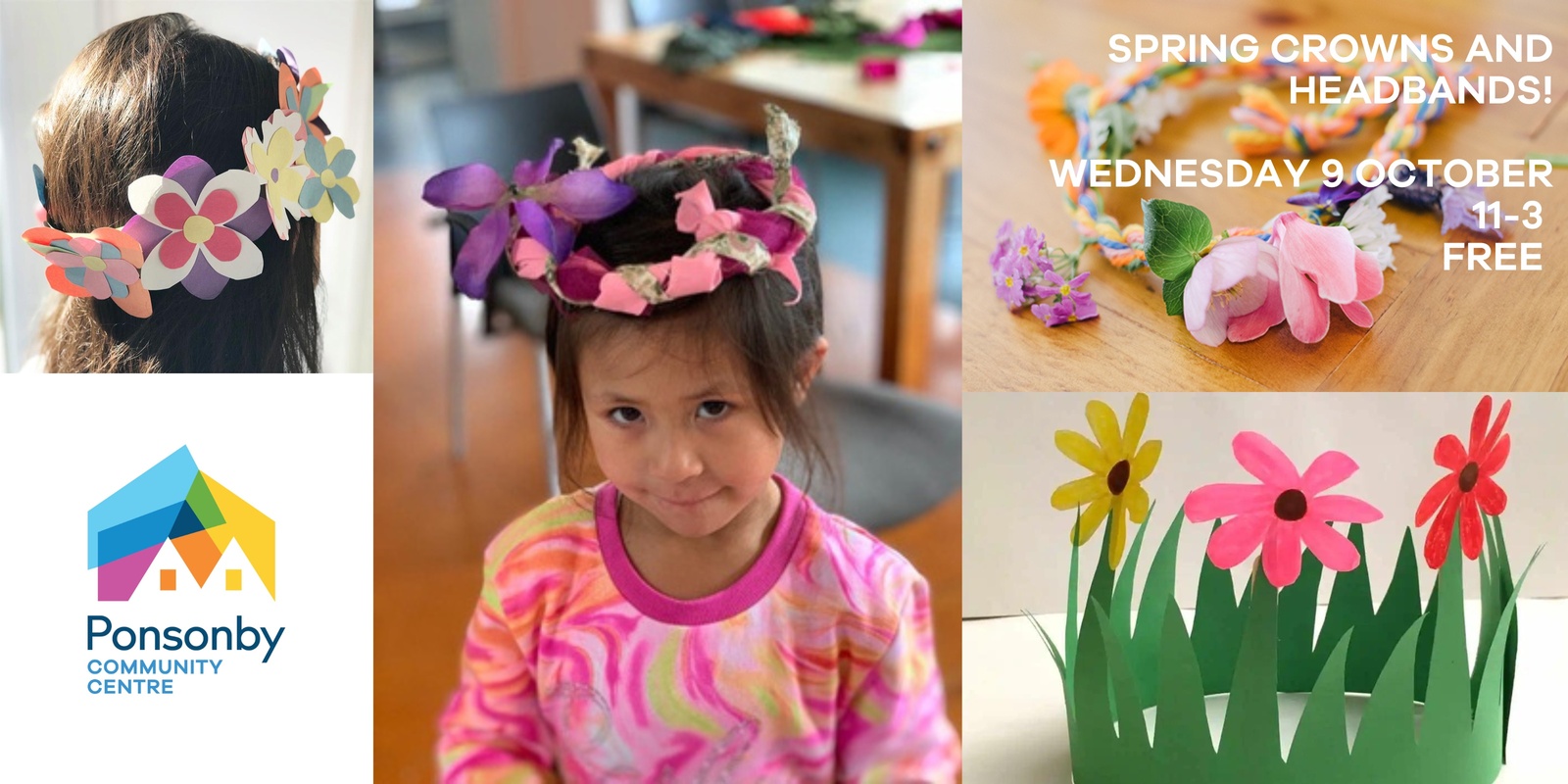 Banner image for Spring Crowns and Headbands Wednesday 9 October 11-3pm