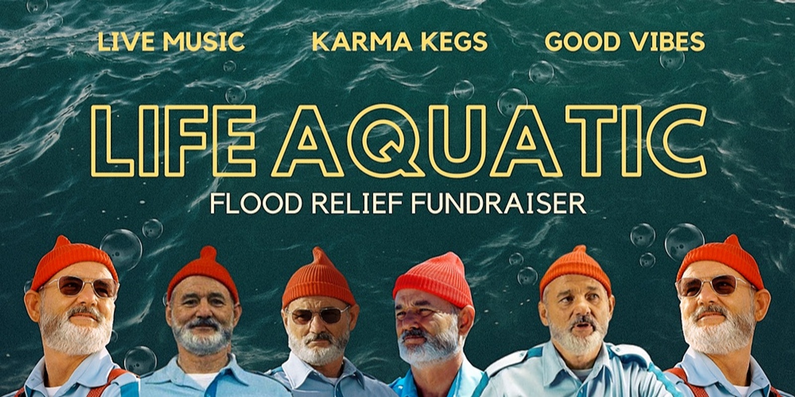 Banner image for LIFE AQUATIC: Flood Relief Fundraiser