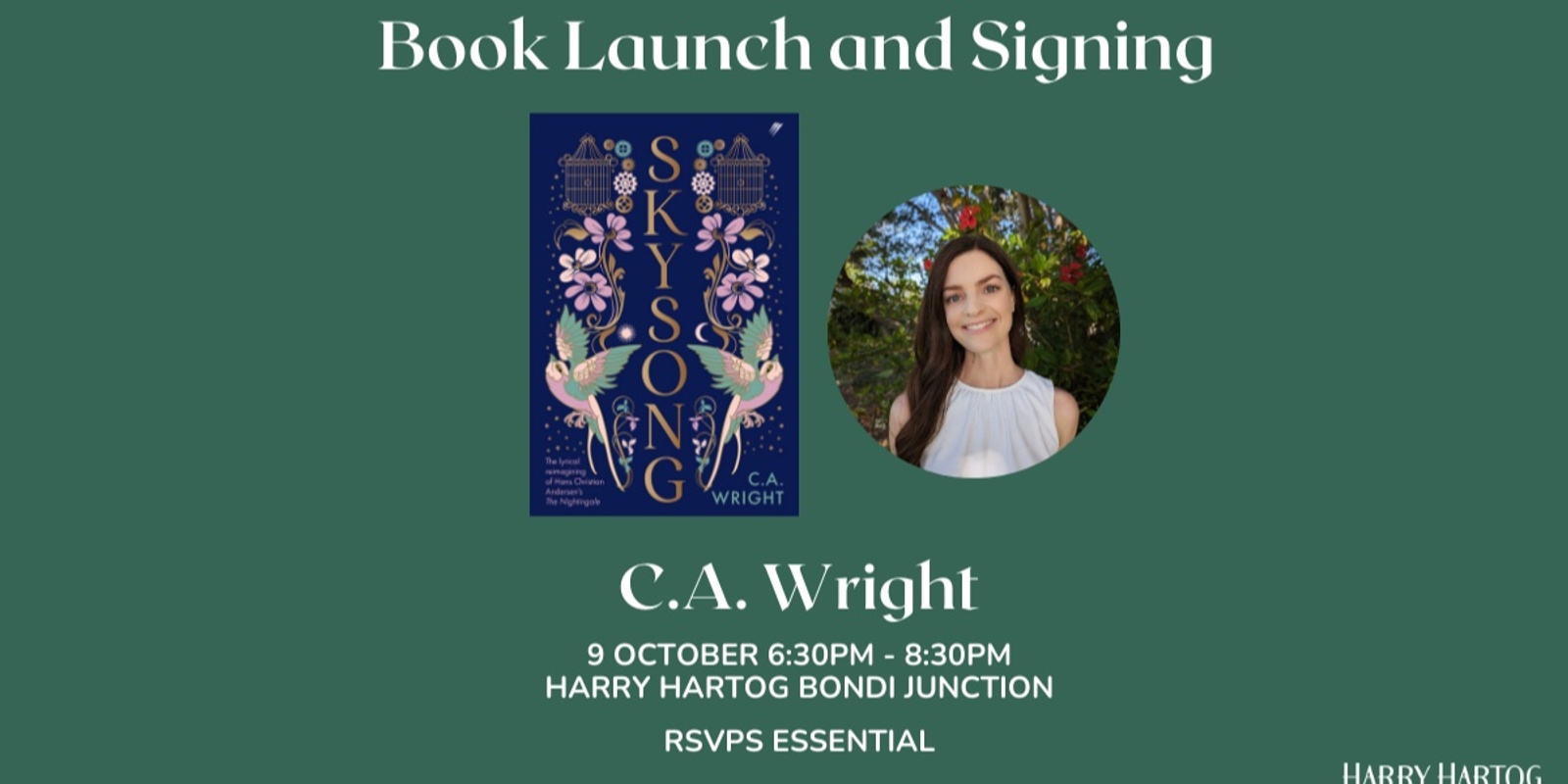 Banner image for Fantasy Book Launch with C.A. Wright