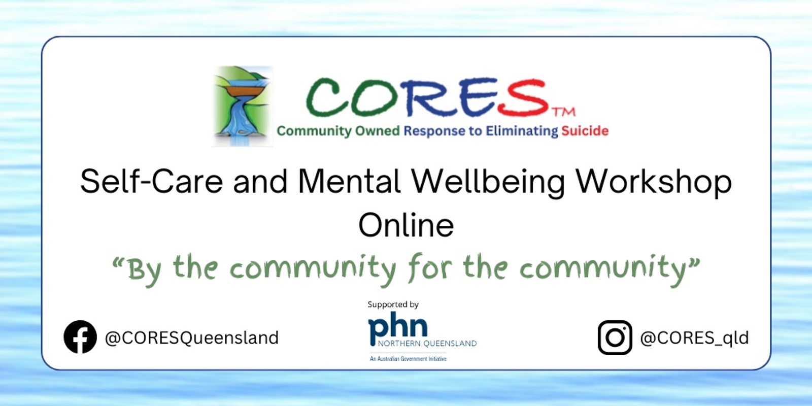 Banner image for FREE Online Self-Care and Mental Wellbeing Workshop | September
