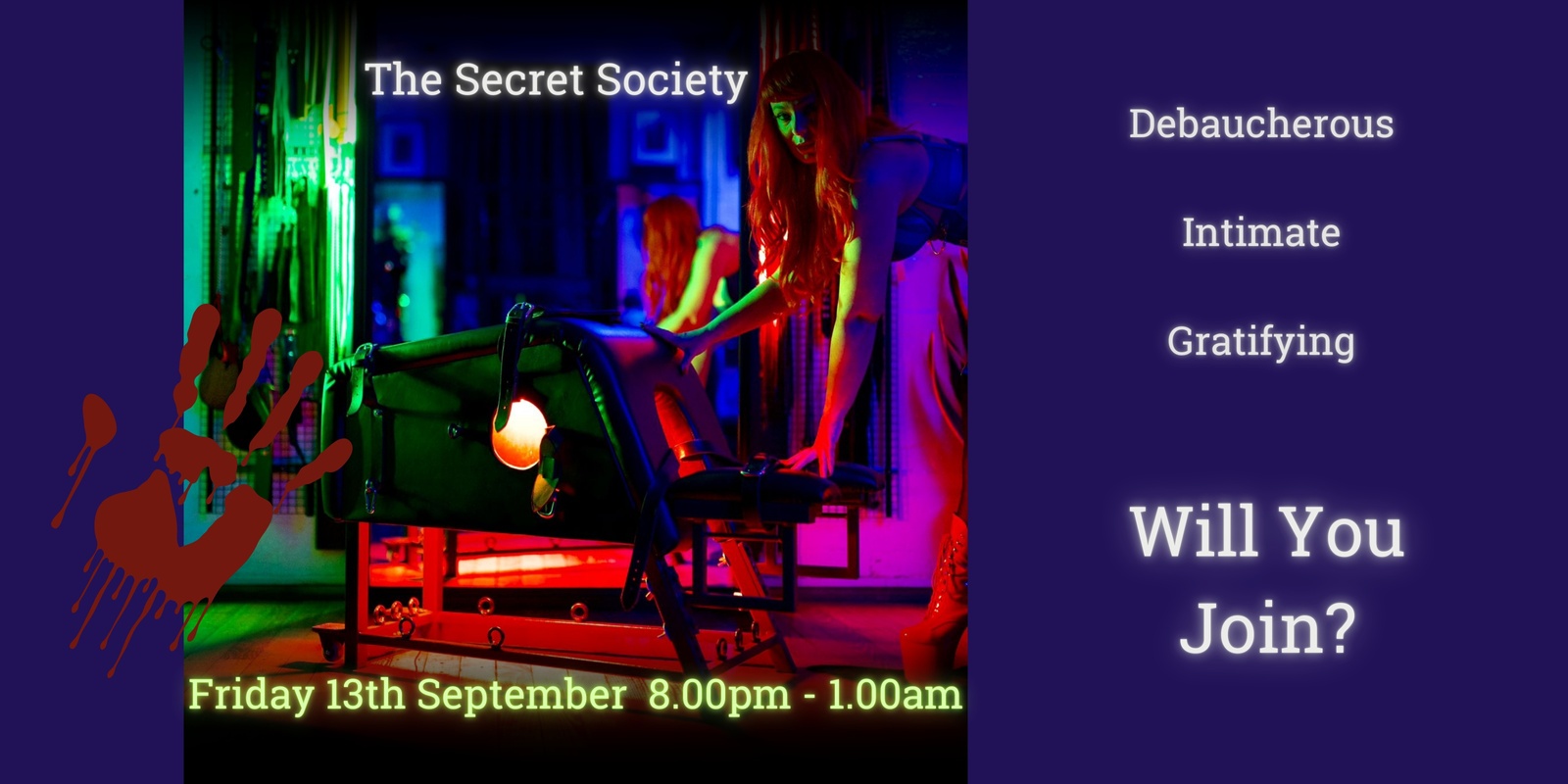 Banner image for The Secret Society - Friday the 13th Edition