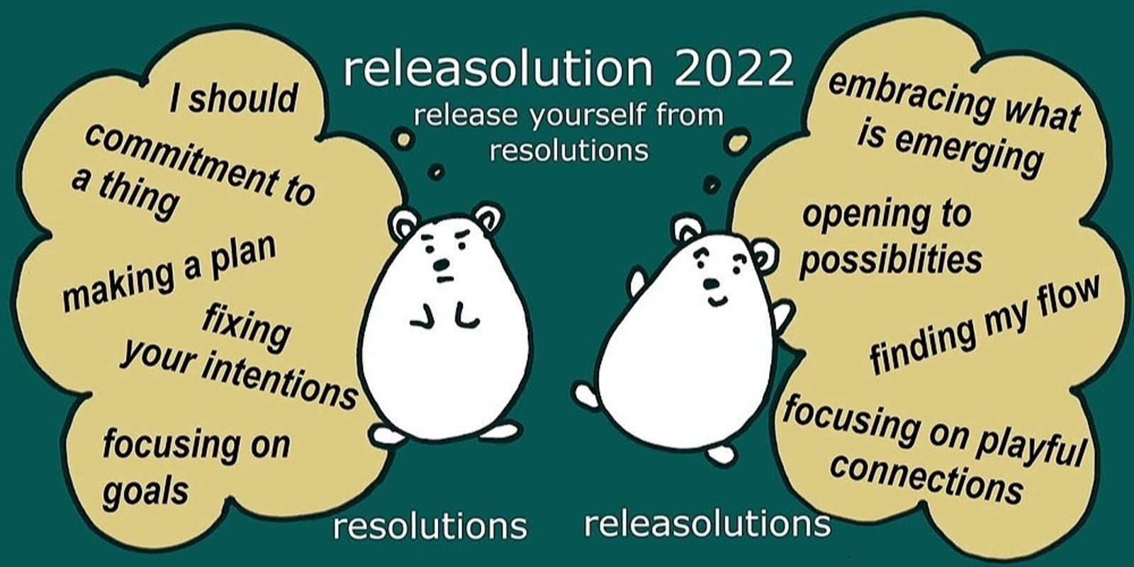 Banner image for Releasolution 2022 – Release yourself from Resolutions