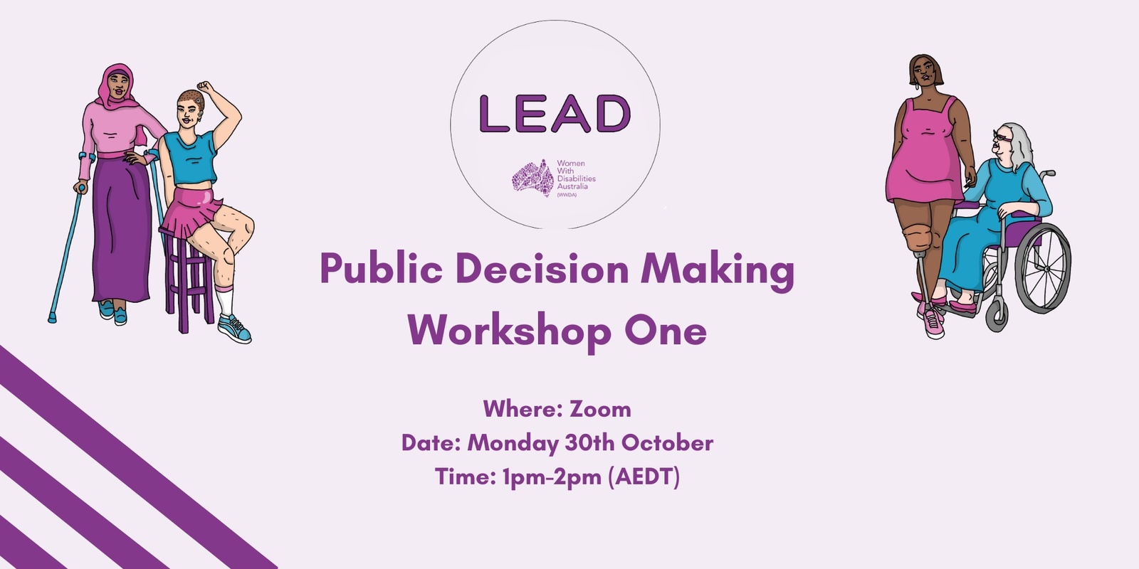 Banner image for WWDA LEAD Public Decision Making Workshop One