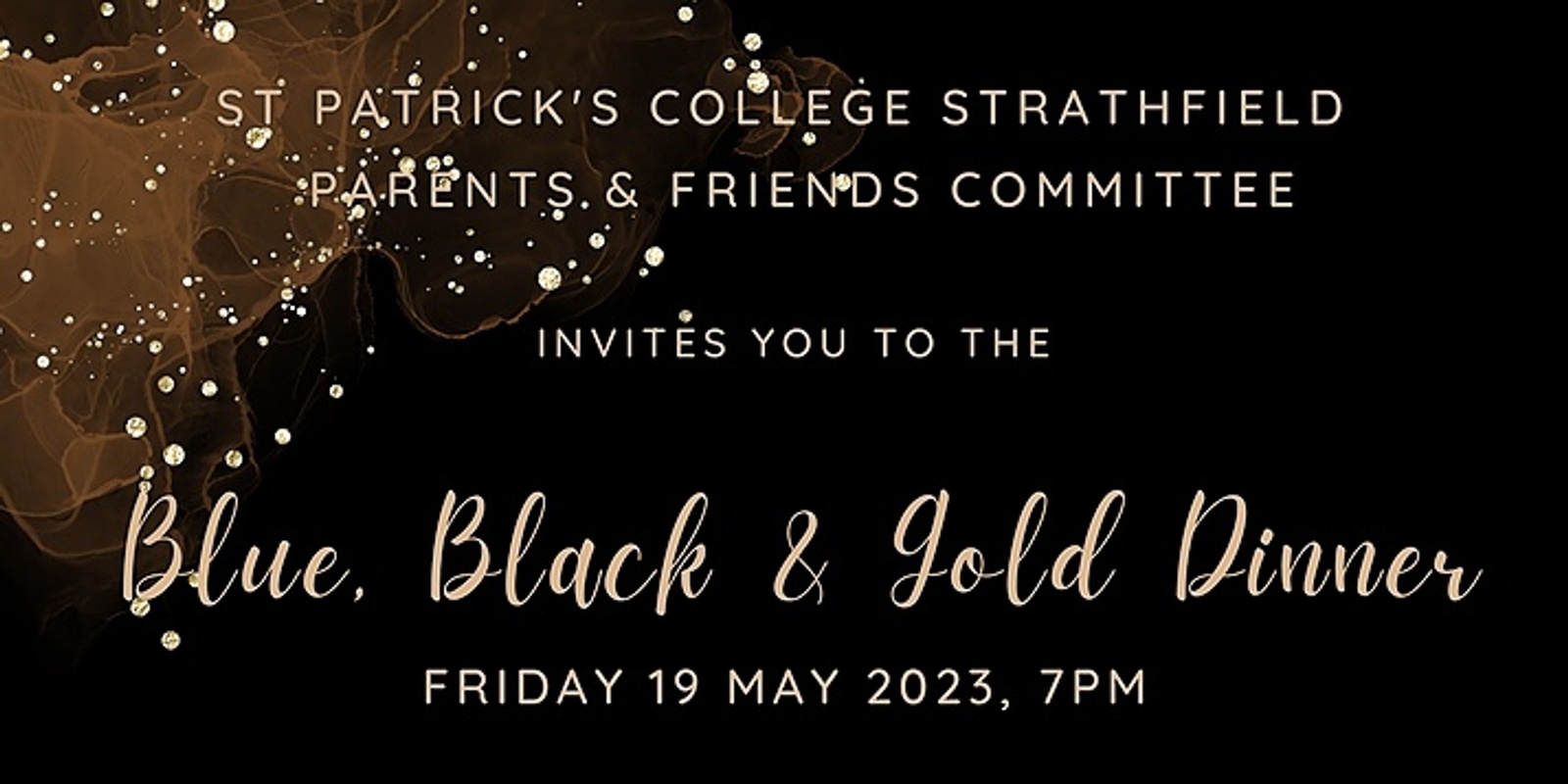 Banner image for St Patrick's College Blue, Black & Gold Dinner 2023
