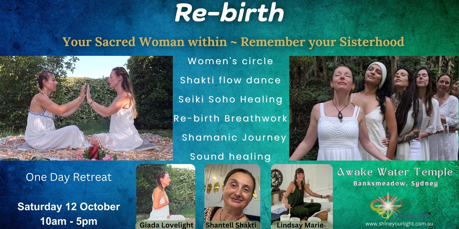 Banner image for Release Re-birth Re-emerge ~ Sisters circle