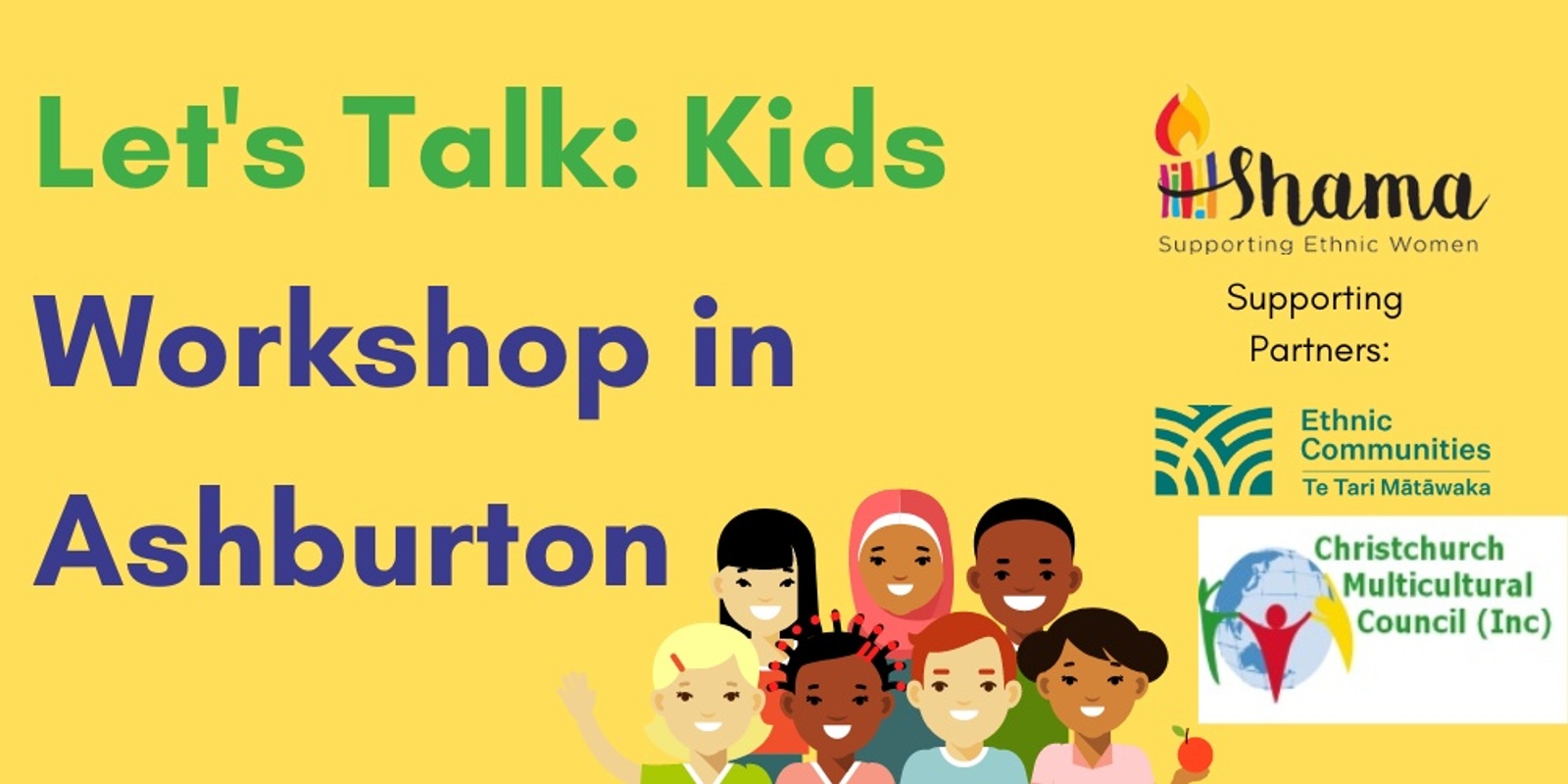 Banner image for Let's talk: Kids Workshop in Ashburton