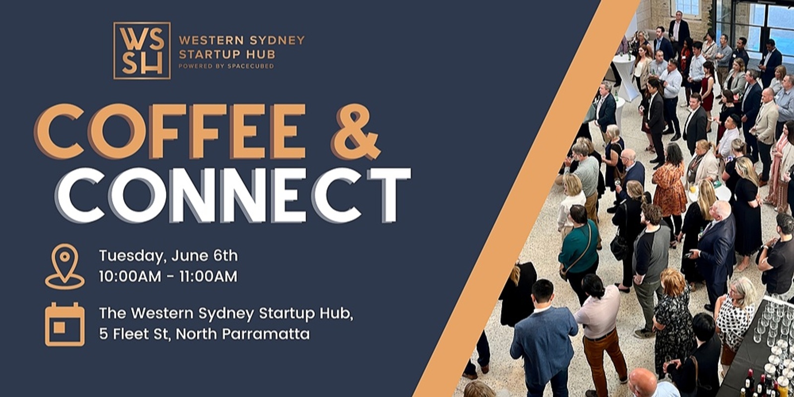 Spacecubed's Monthly Coffee & Connect, June 2023 (Sydney)