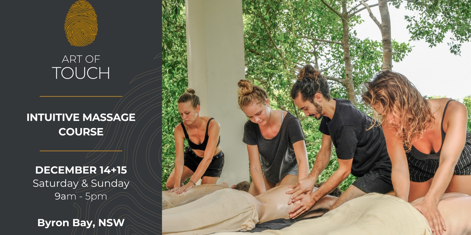 Banner image for Art Of Touch: Intuitive Massage Course - Byron Bay