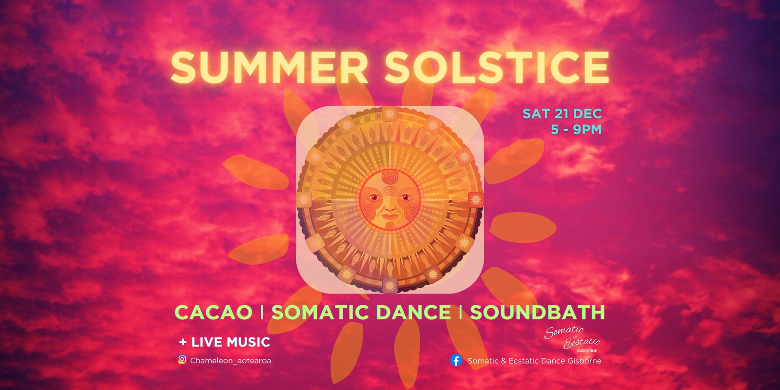 Banner image for Summer Solstice Celebration - Live Music, Cacao, Somatic Dance & SoundBath