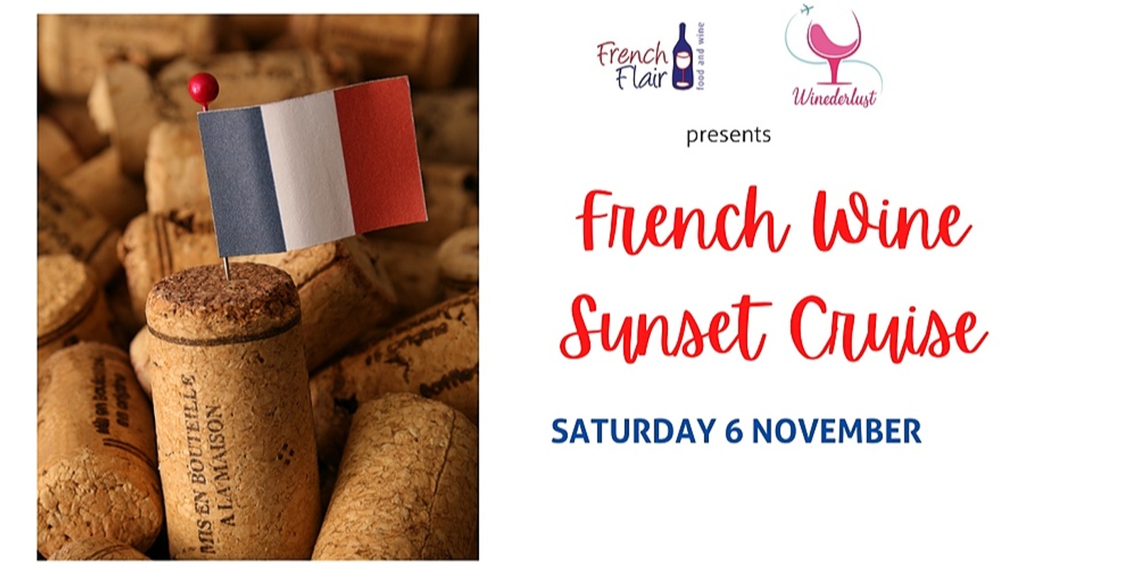 Banner image for French Wine Sunset Cruise