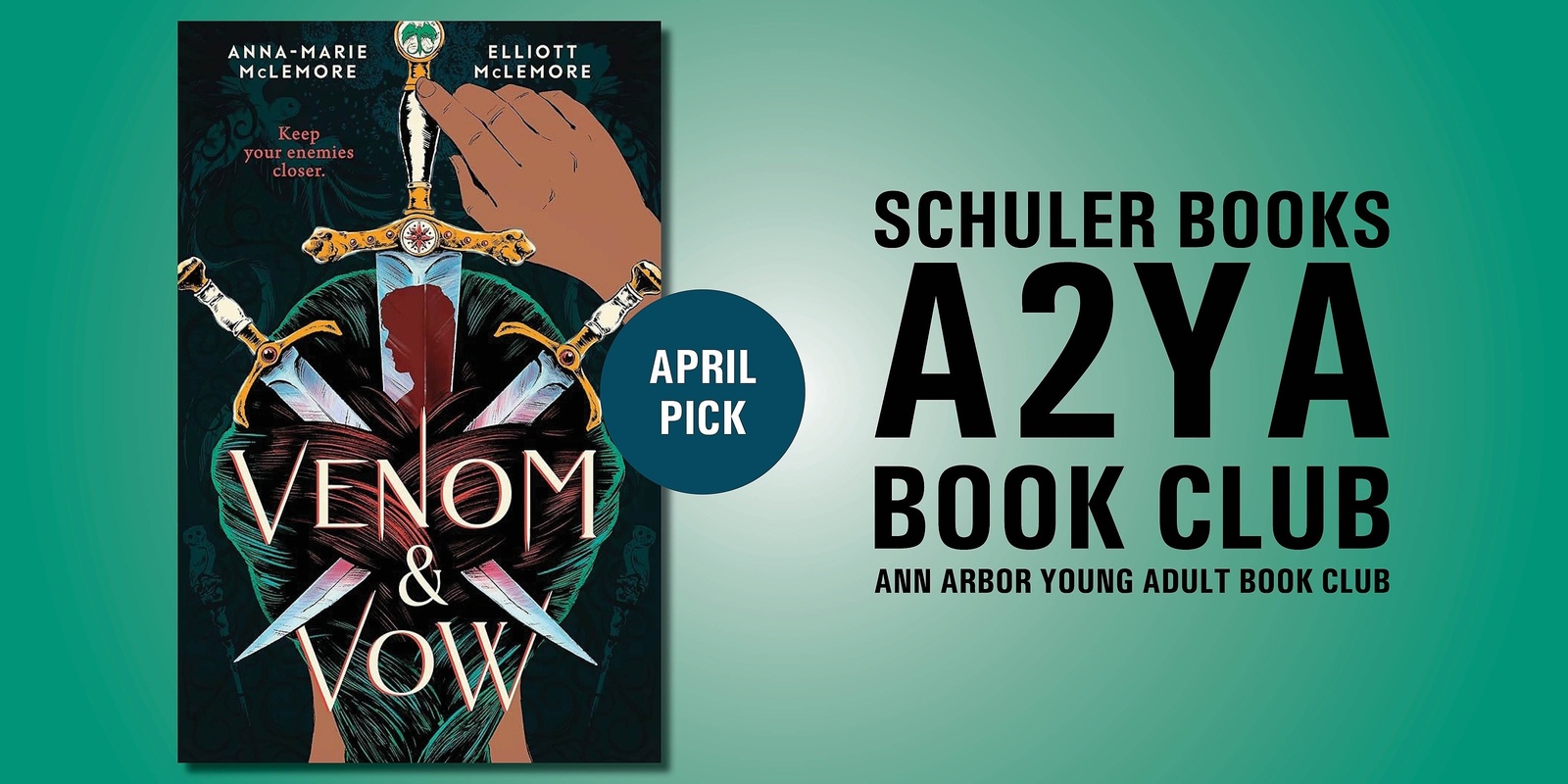 Banner image for Schuler Books A2YA Book Club- April