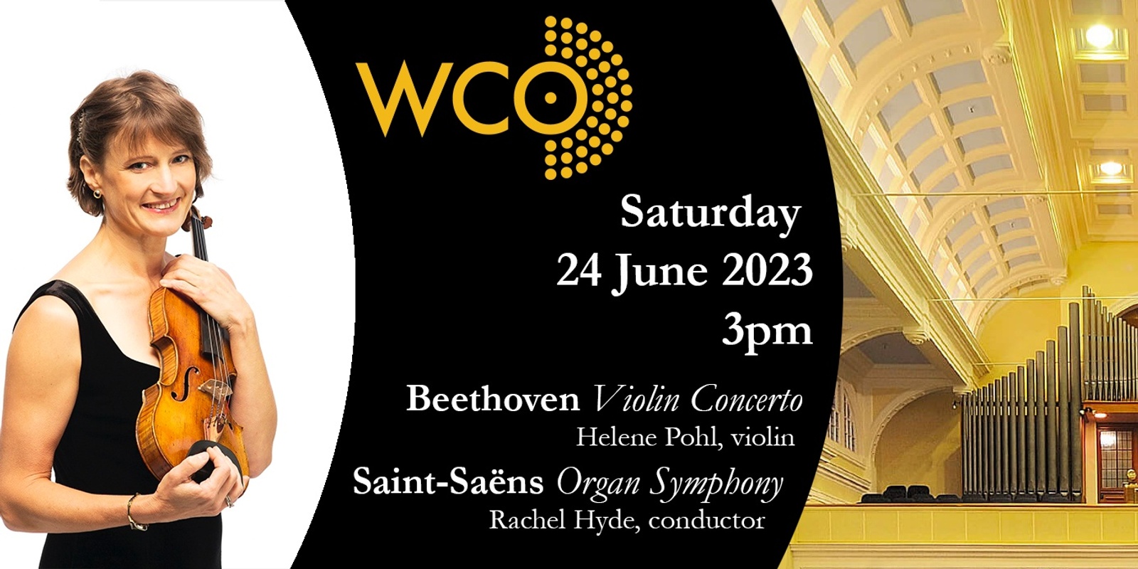Banner image for Wellington City Orchestra concert on 24 June 2023