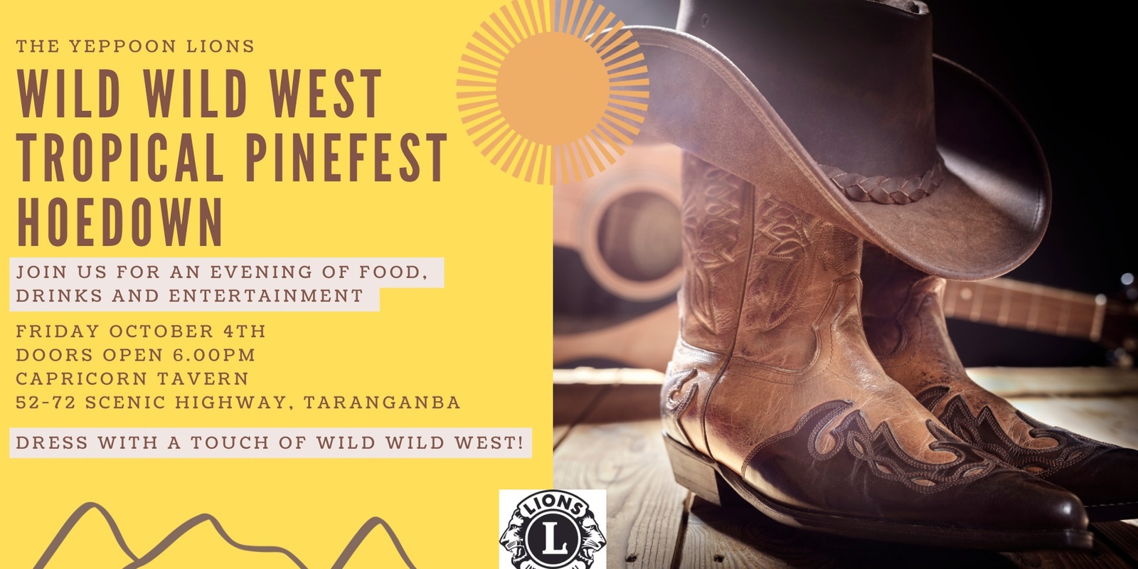 Banner image for Wild Wild West Tropical Pinefest Hoedown