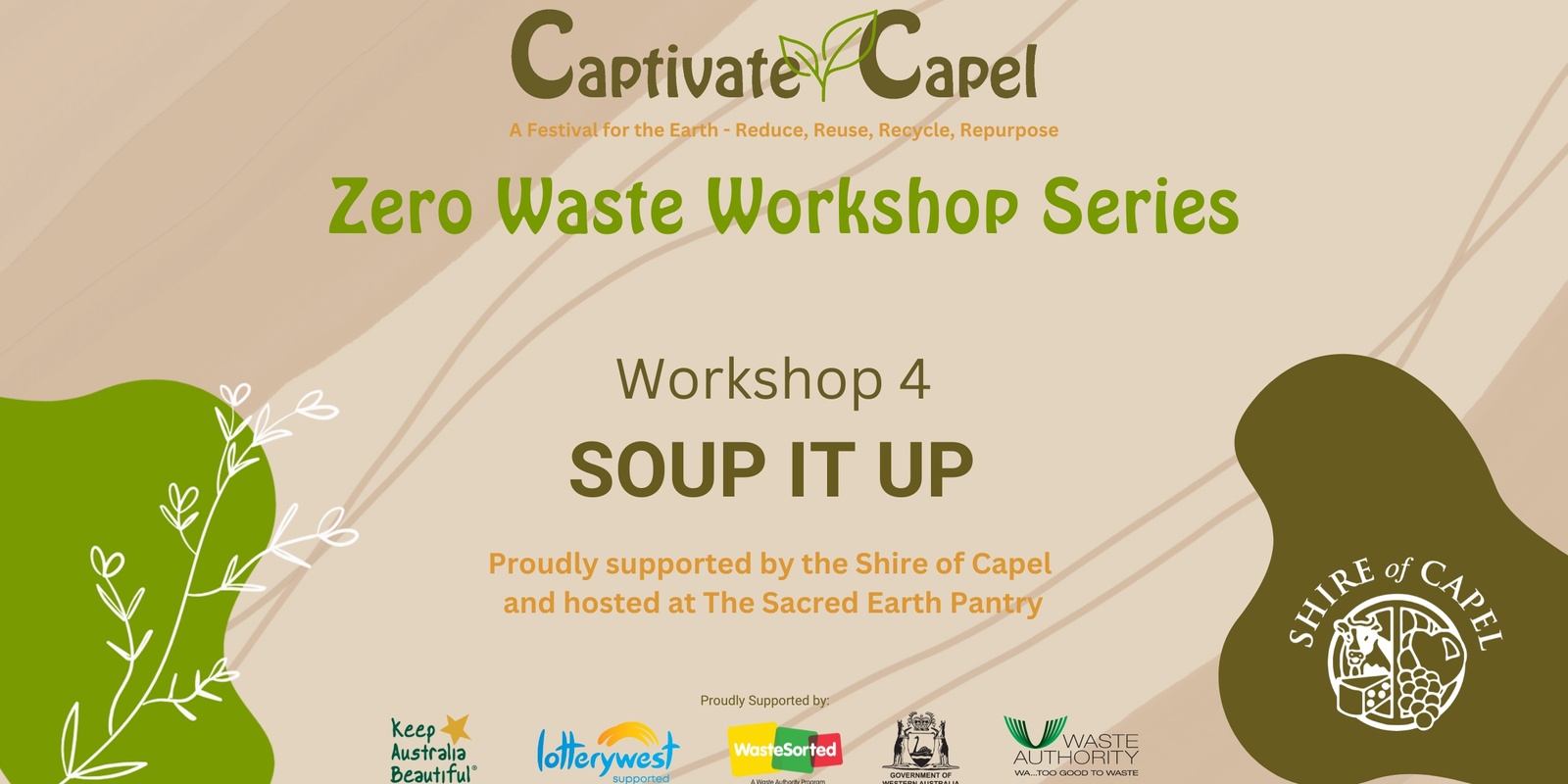 Banner image for Captivate Capel - Zero Waste Workshops Series 4