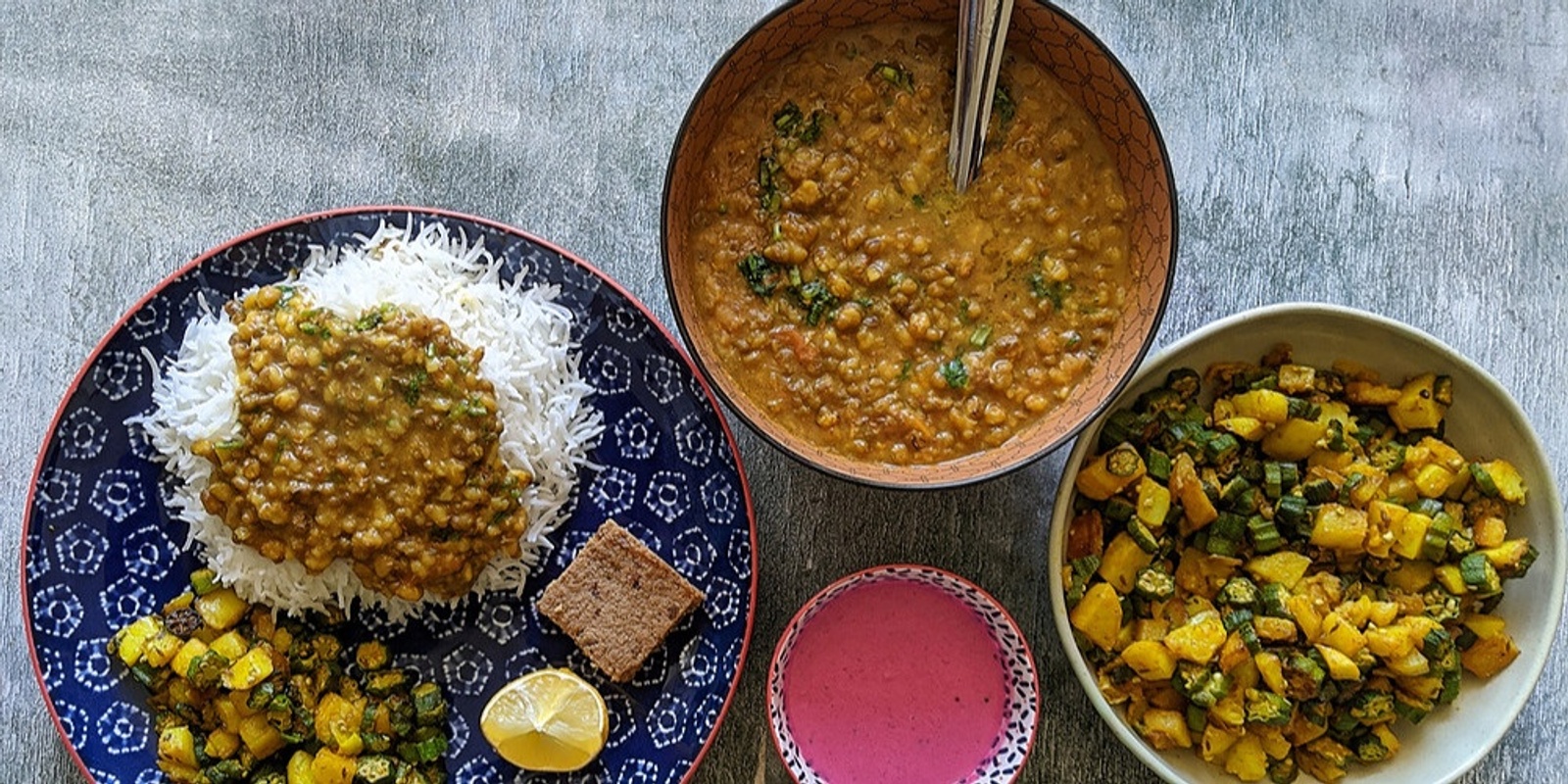 Banner image for The Art of Vegan/Vegetarian Indian Cooking Class
