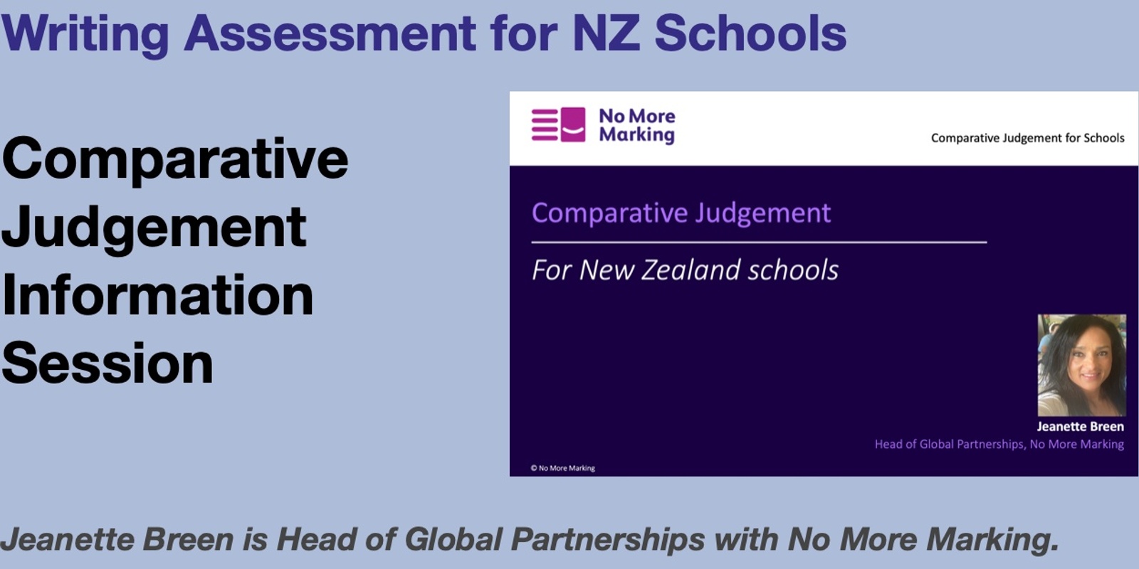 Banner image for Comparative Judgement Information Session - NZ