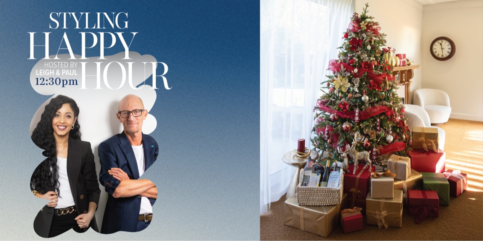 Banner image for Styling Happy Hour with Leigh & Paul: Countdown to Christmas