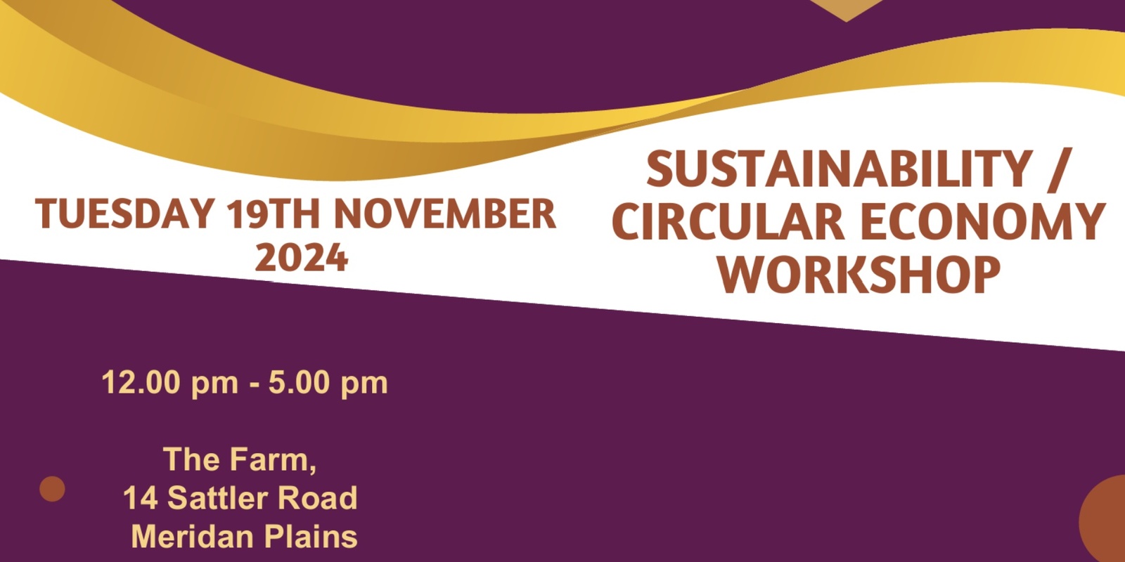 Banner image for Sustainability - Circular Economy Workshop