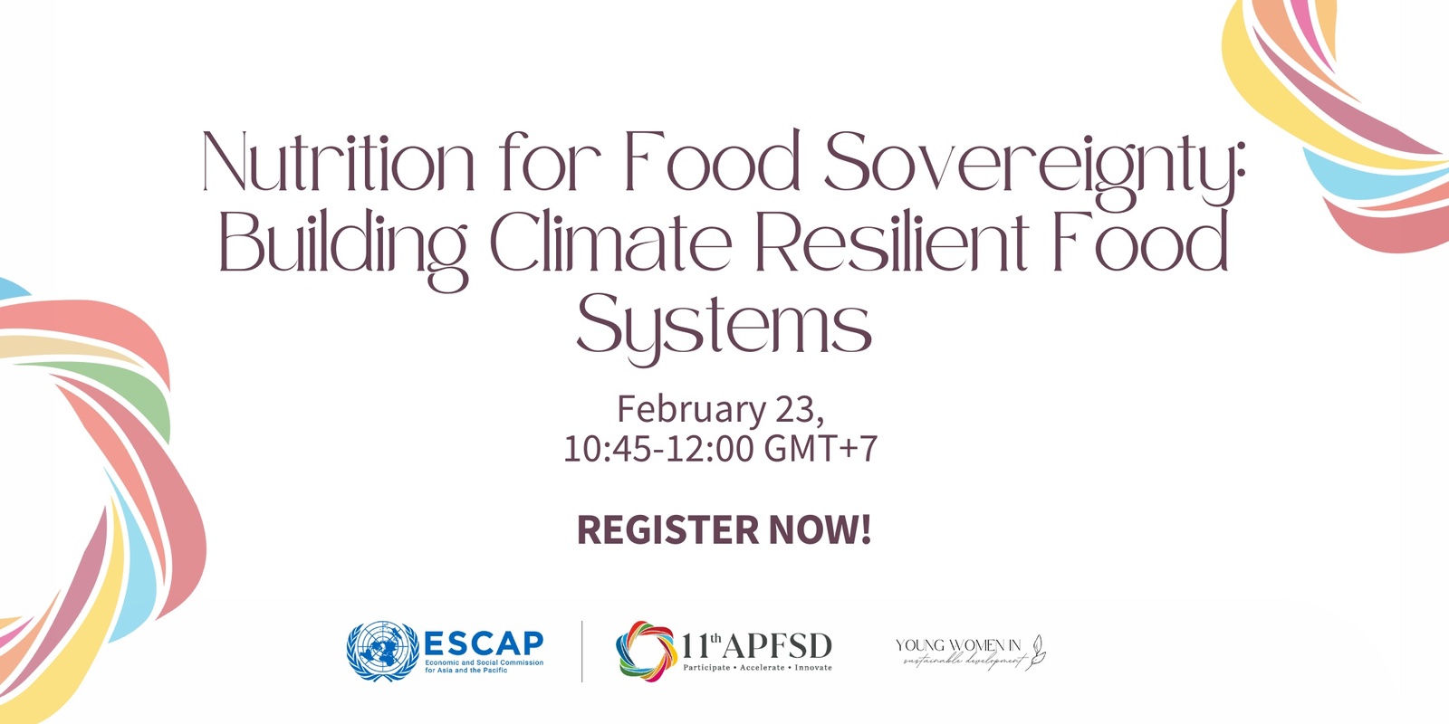 Banner image for Nutrition for Food Sovereignty: Building Climate Resilient Food Systems