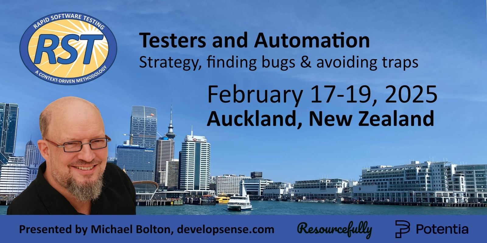 Banner image for RST Auckland: Testers and Automation: Avoiding the Traps