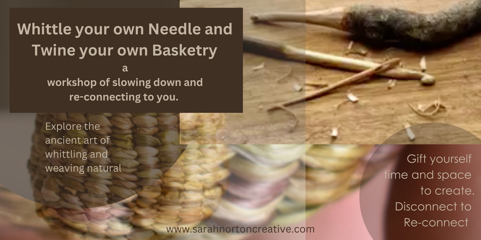 Banner image for Whittling and Basket Twining Workshop